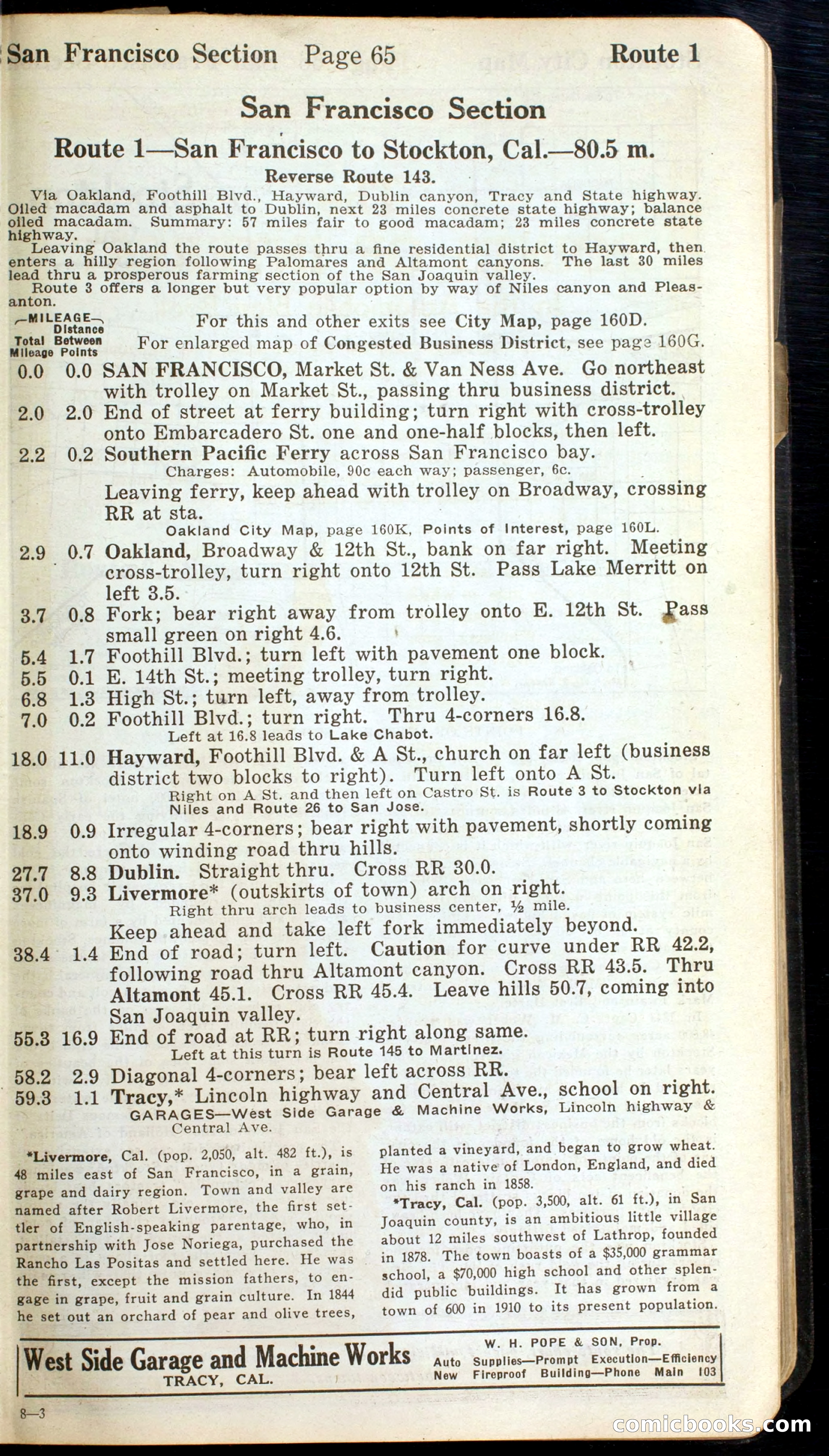 Official Automobile Blue Book, Vol. 8 — page 67 of 399
