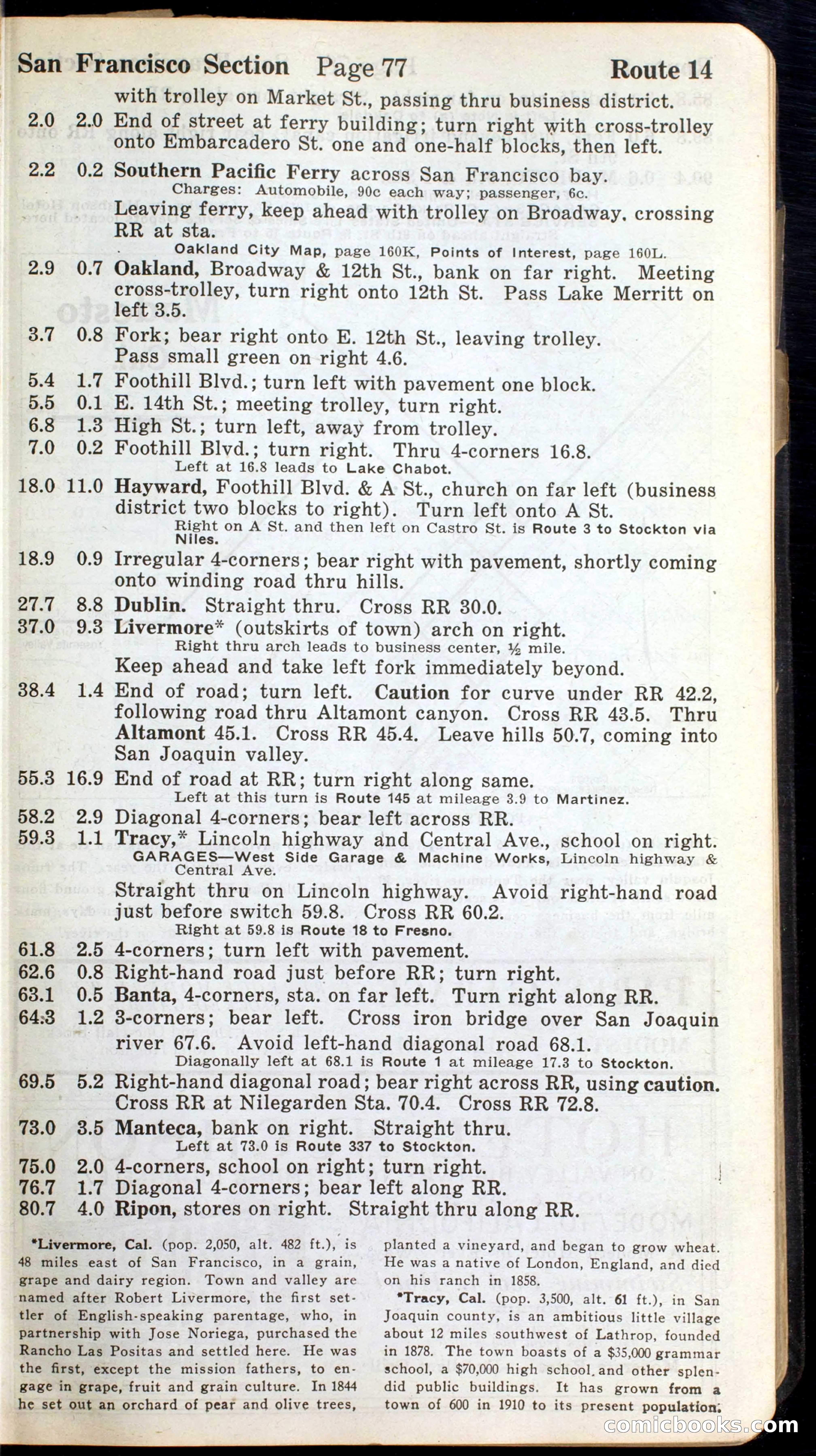 Official Automobile Blue Book, Vol. 8 — page 79 of 399