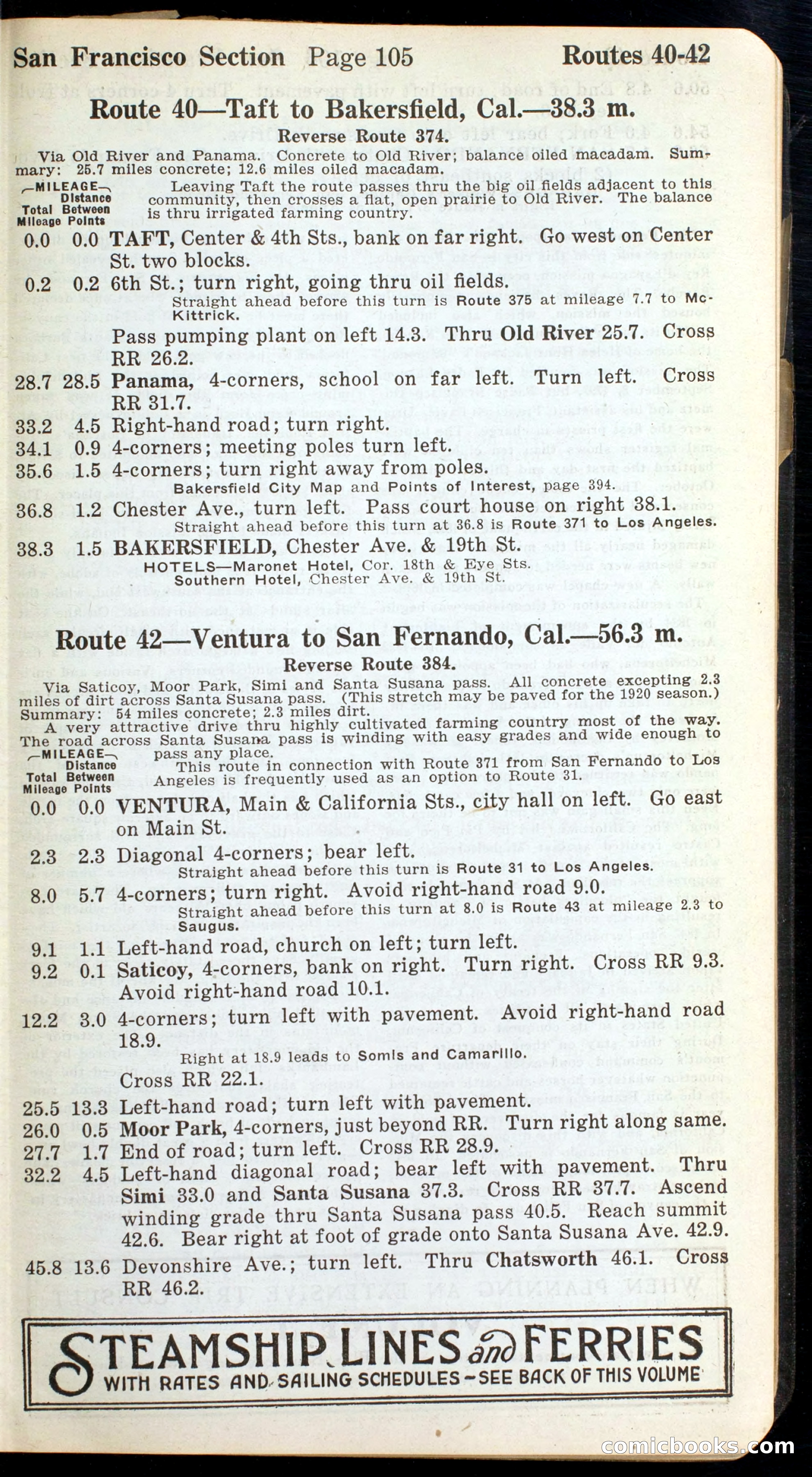 Official Automobile Blue Book, Vol. 8 — page 107 of 399