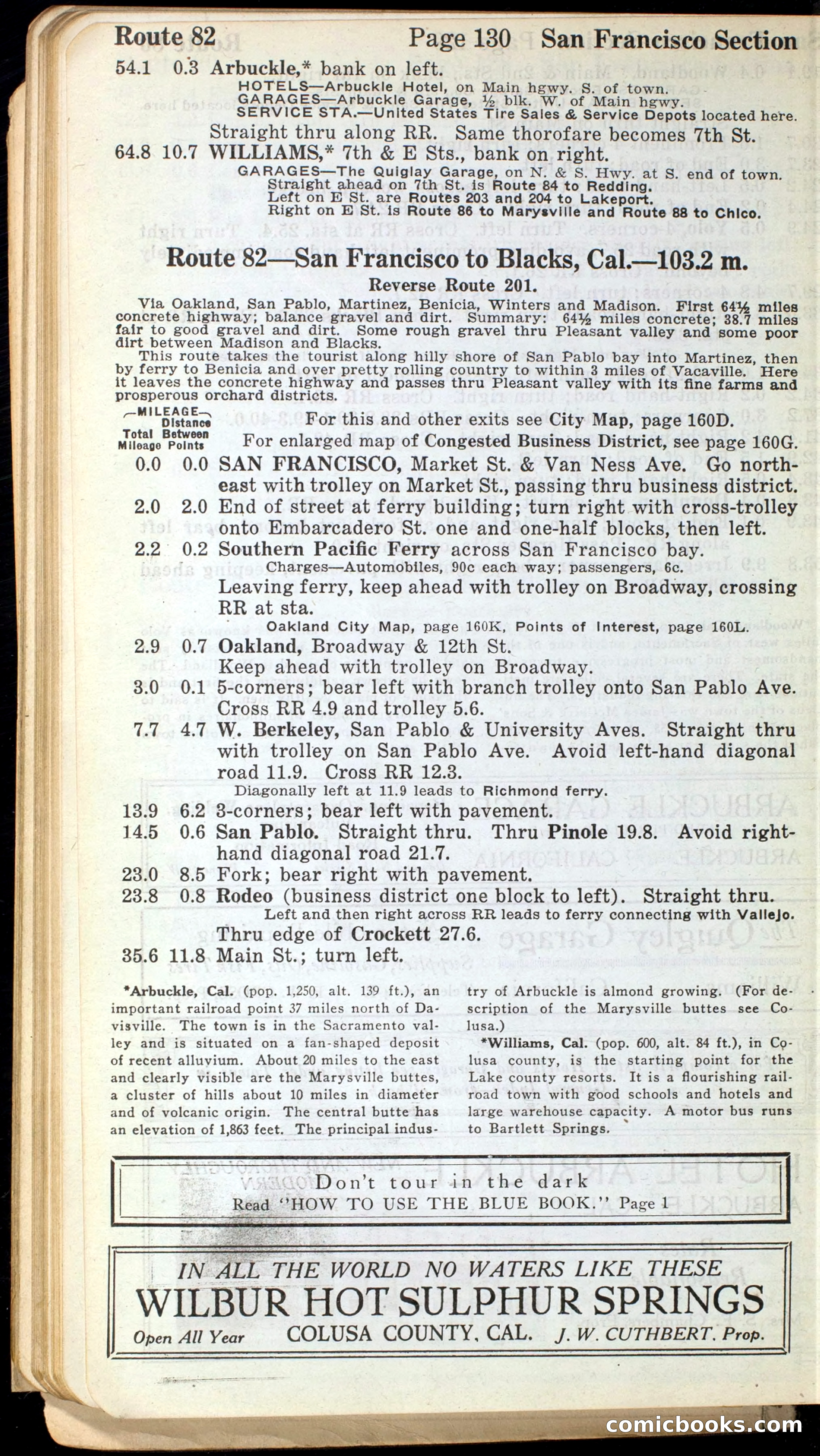 Official Automobile Blue Book, Vol. 8 — page 132 of 399