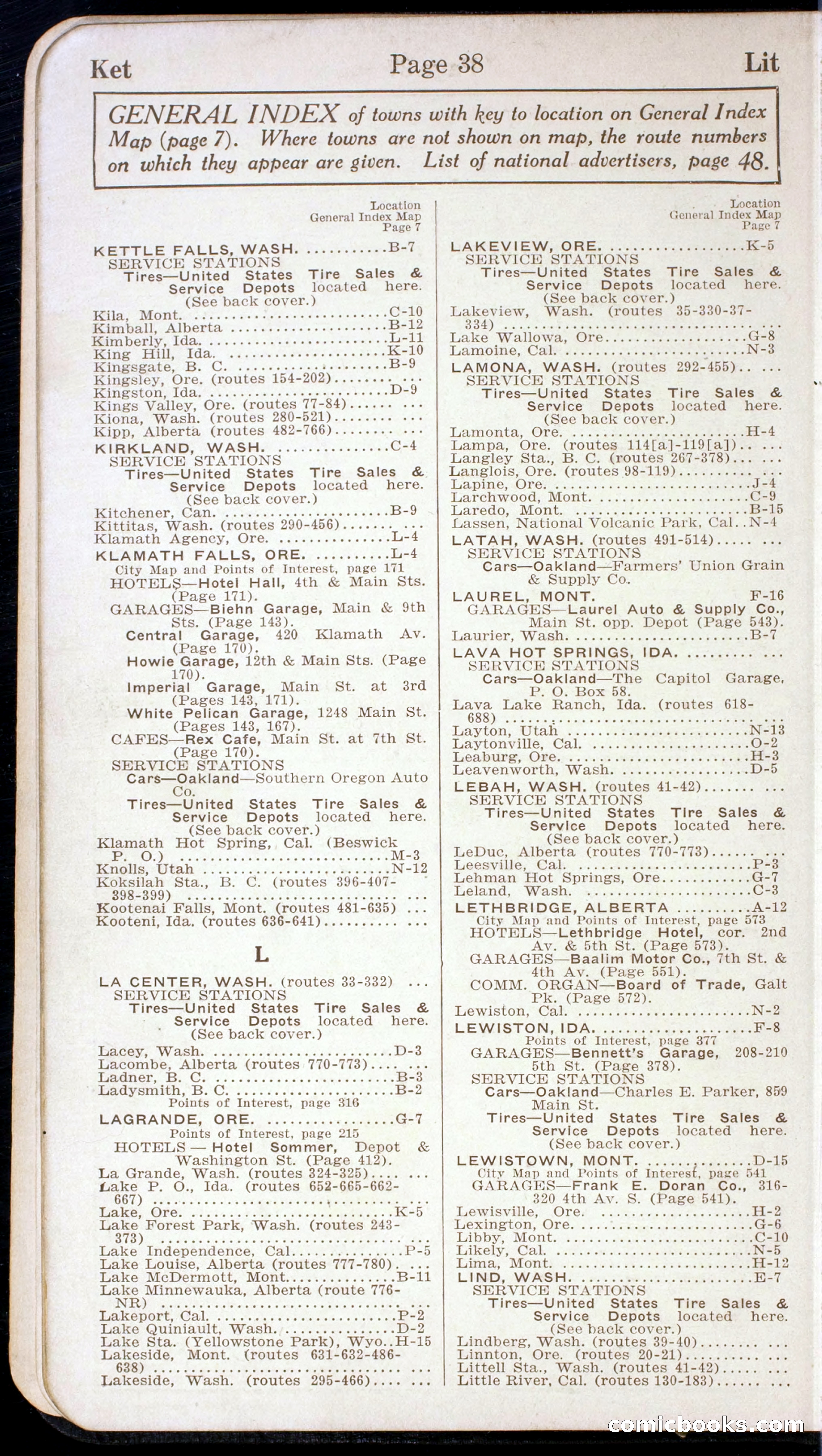 Official Automobile Blue Book, Volume 9 — page 34 of 399