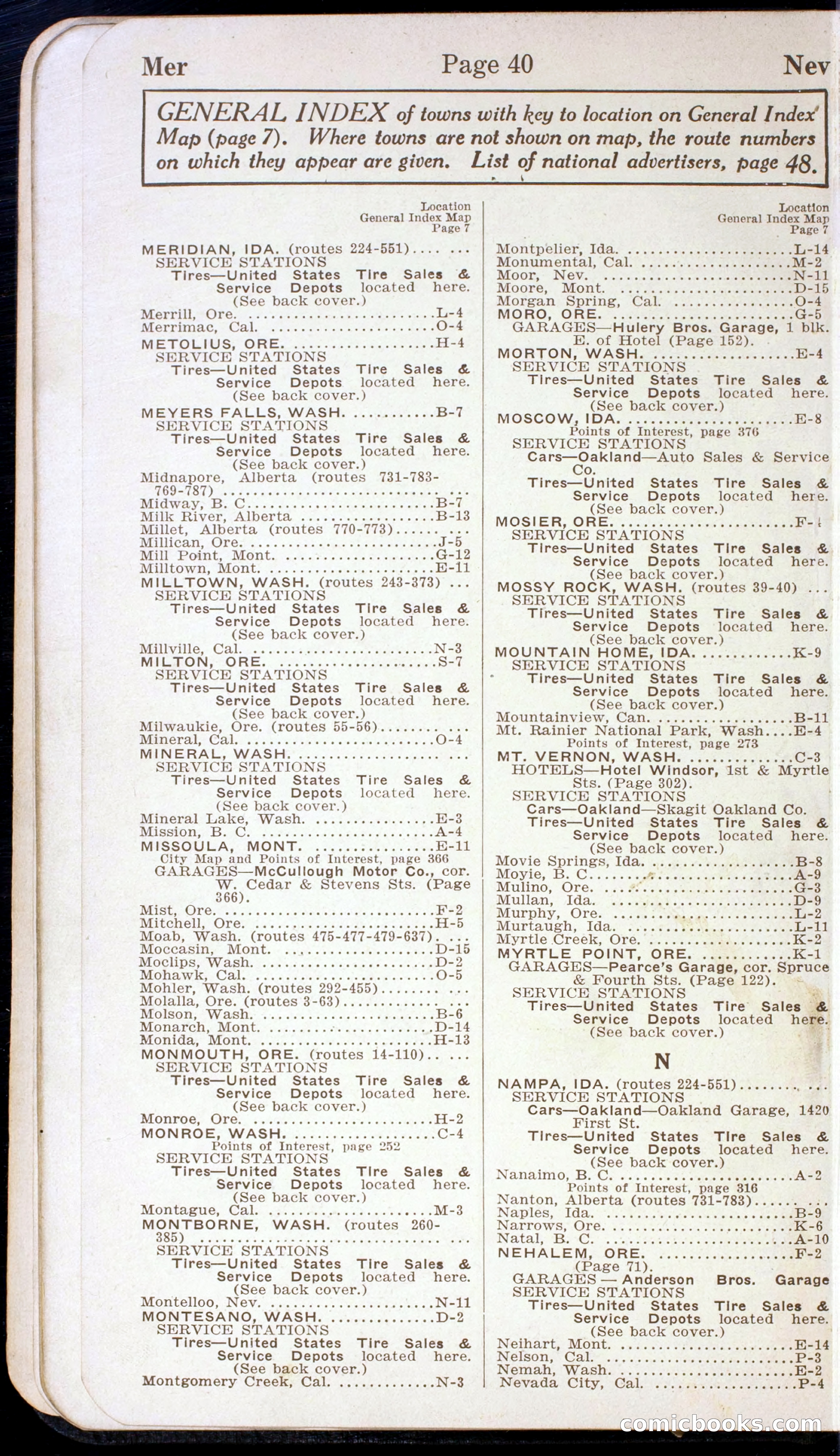 Official Automobile Blue Book, Volume 9 — page 36 of 399