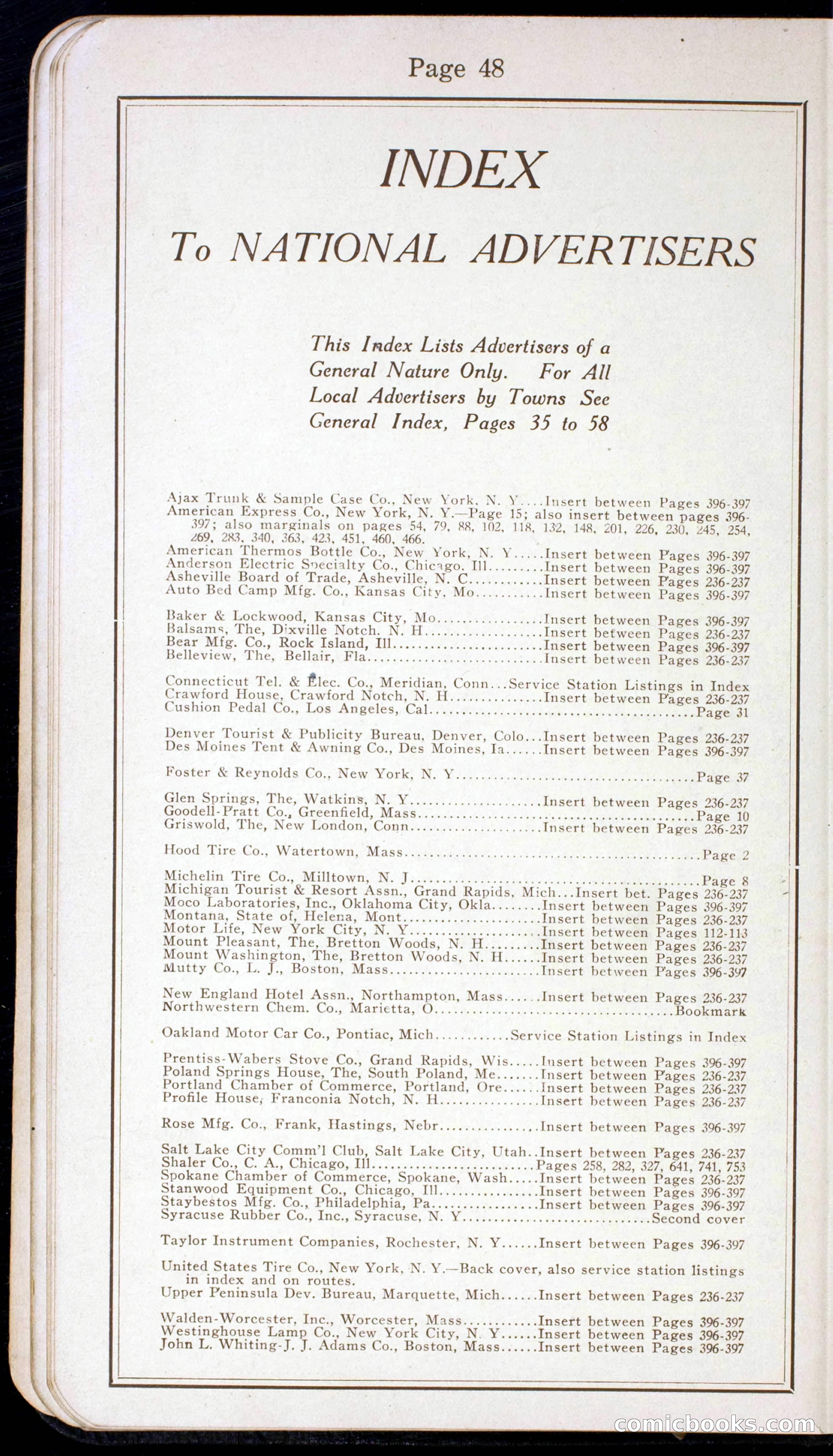 Official Automobile Blue Book, Volume 9 — page 44 of 399