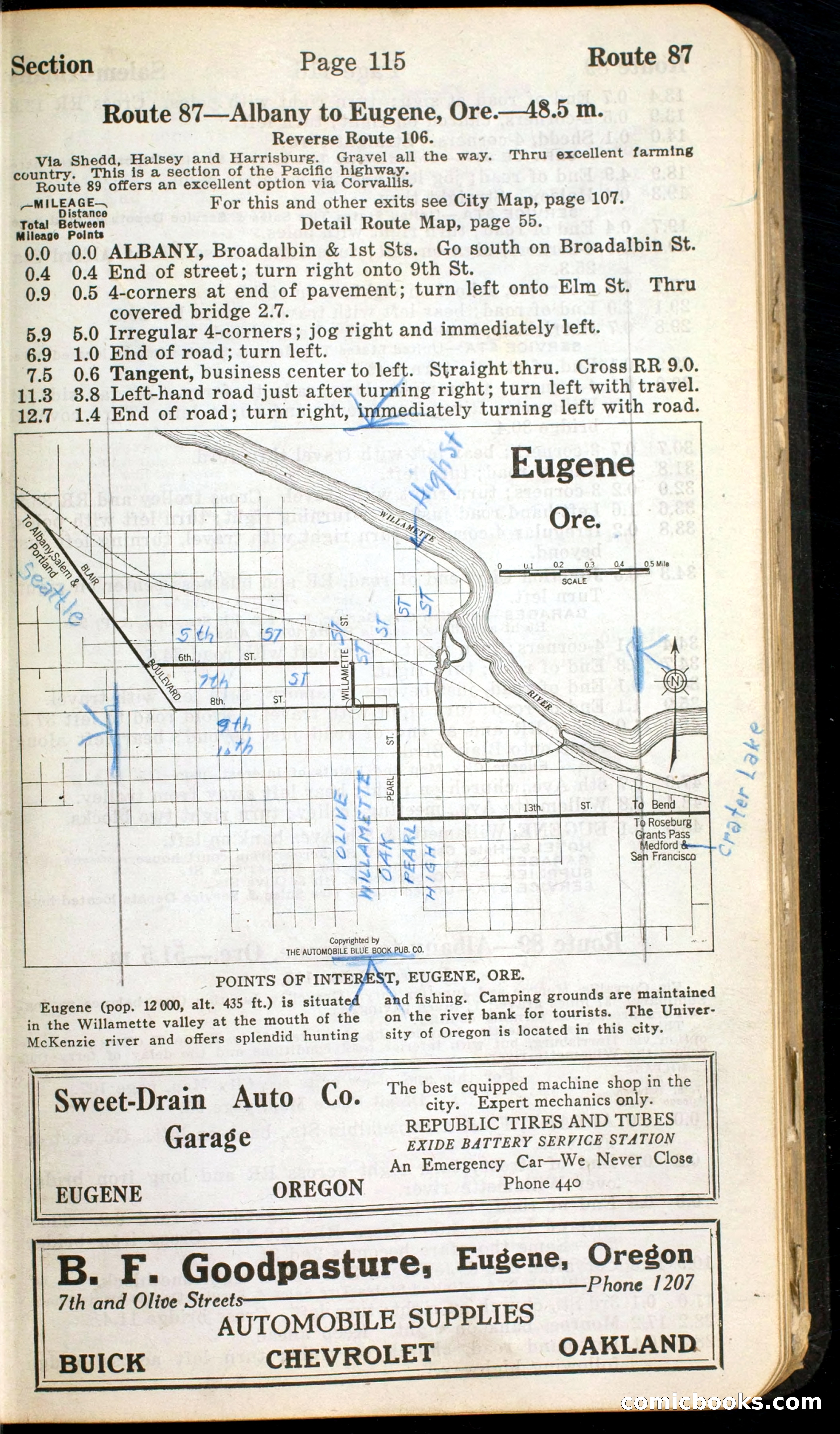 Official Automobile Blue Book, Volume 9 — page 115 of 399