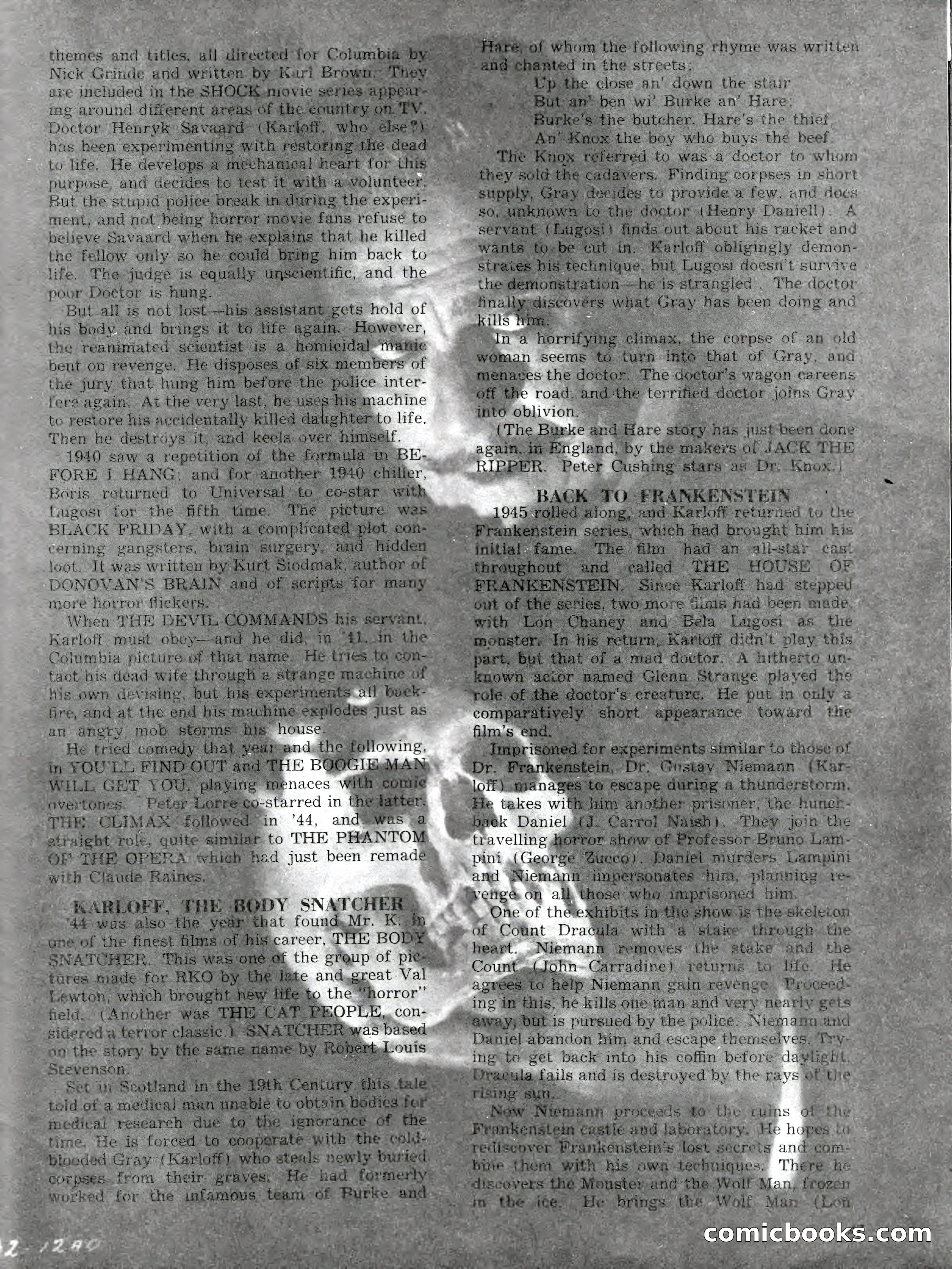 Castle of Frankenstein, First Issue — page 47 of 68