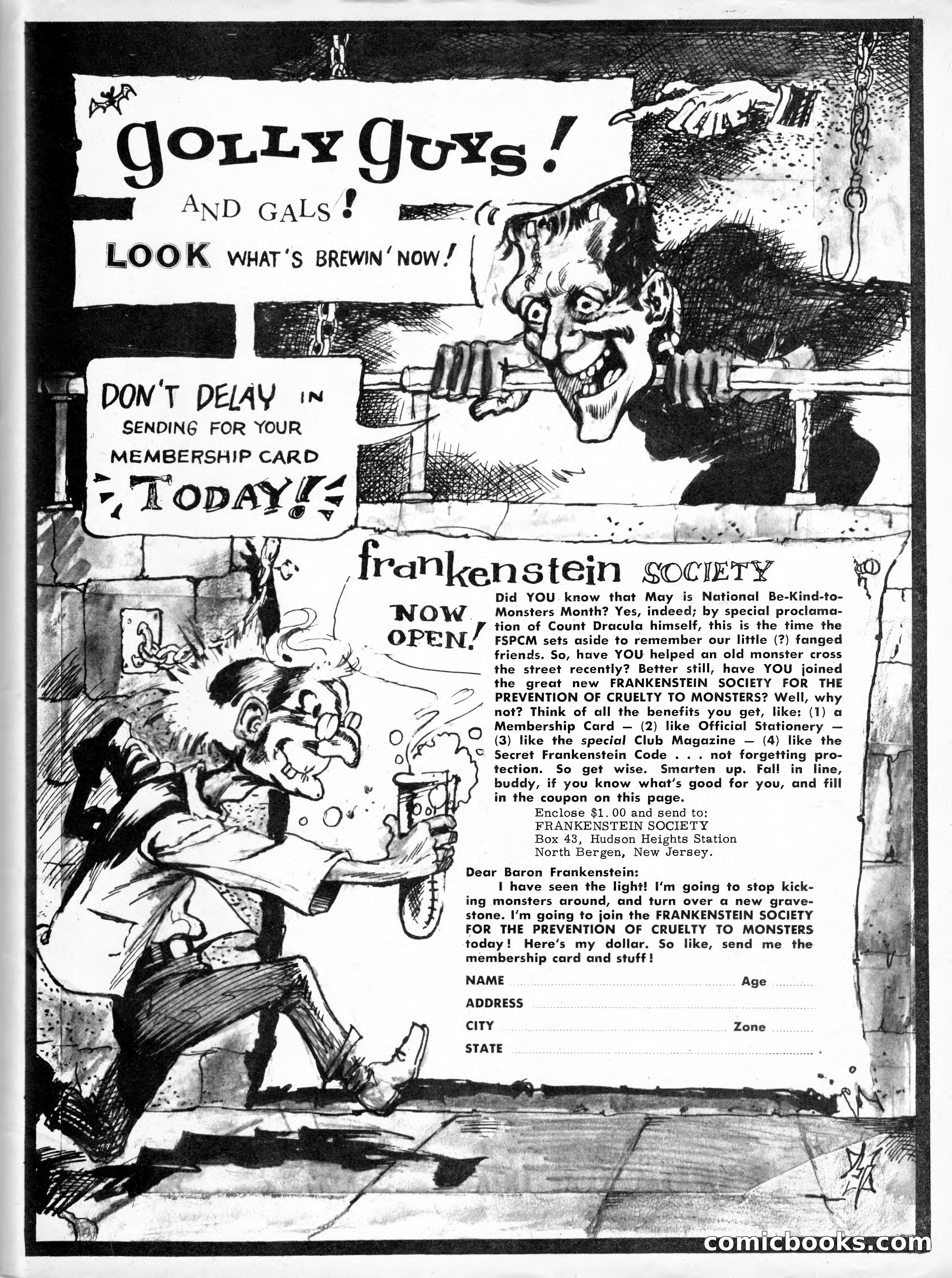 Castle of Frankenstein, First Issue — page 63 of 68