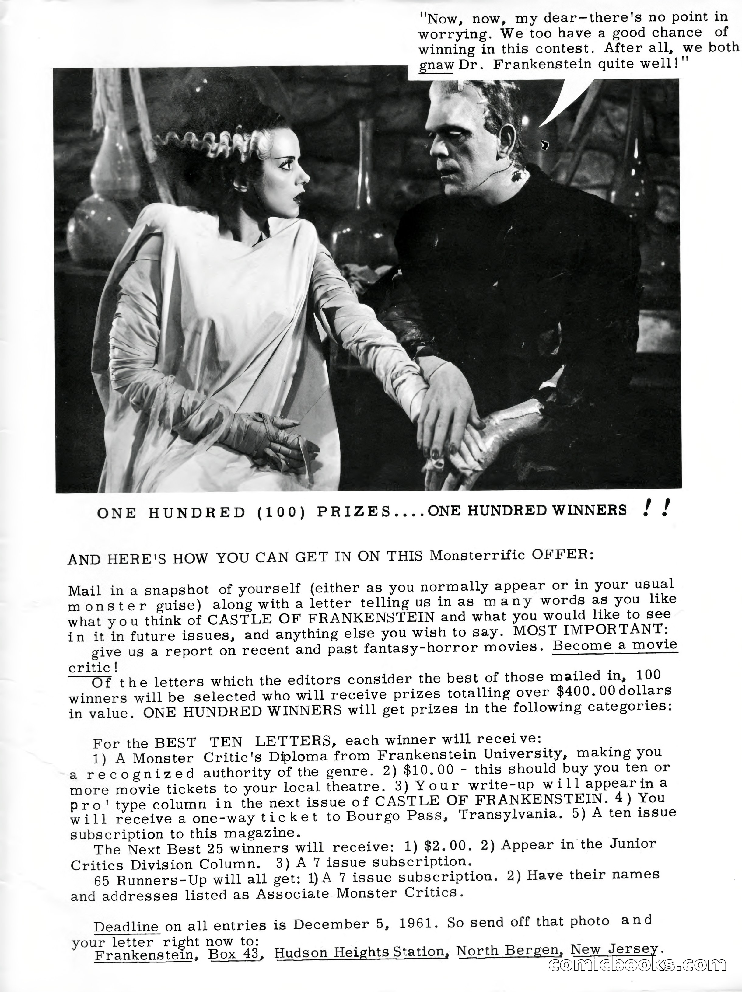 Castle of Frankenstein, First Issue — page 67 of 68