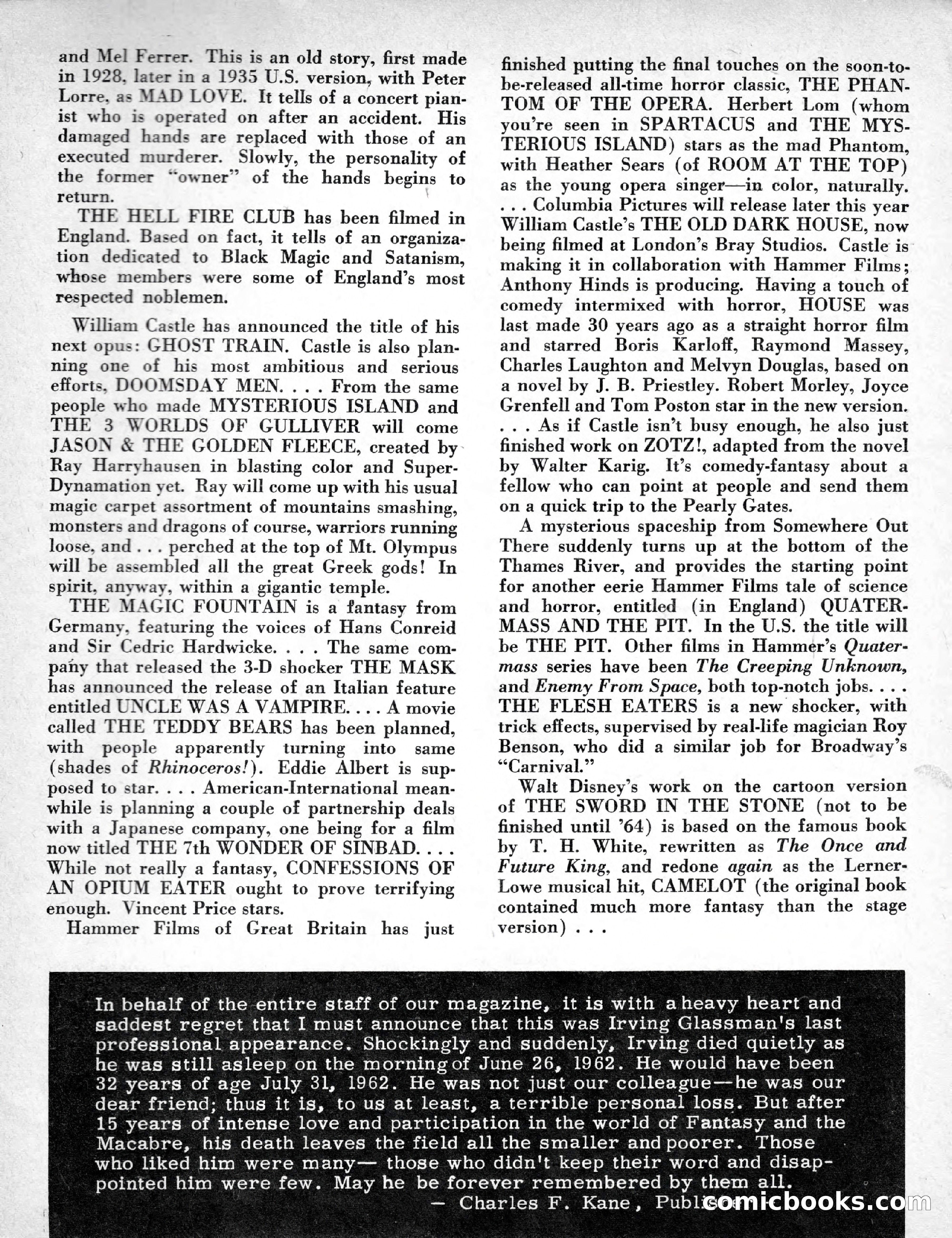 Castle of Frankenstein, Issue 2 — page 47 of 64