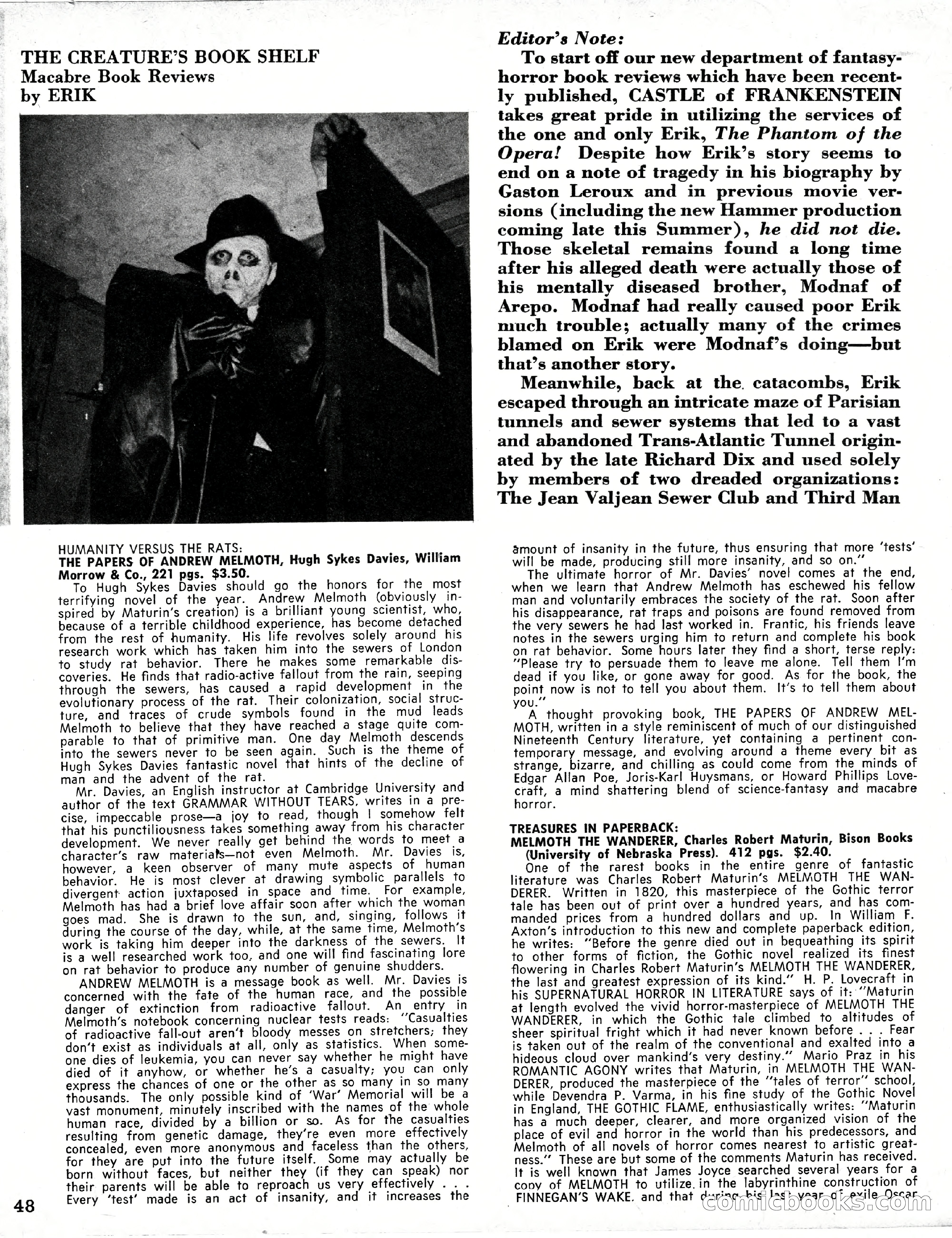 Castle of Frankenstein, Issue 2 — page 48 of 64