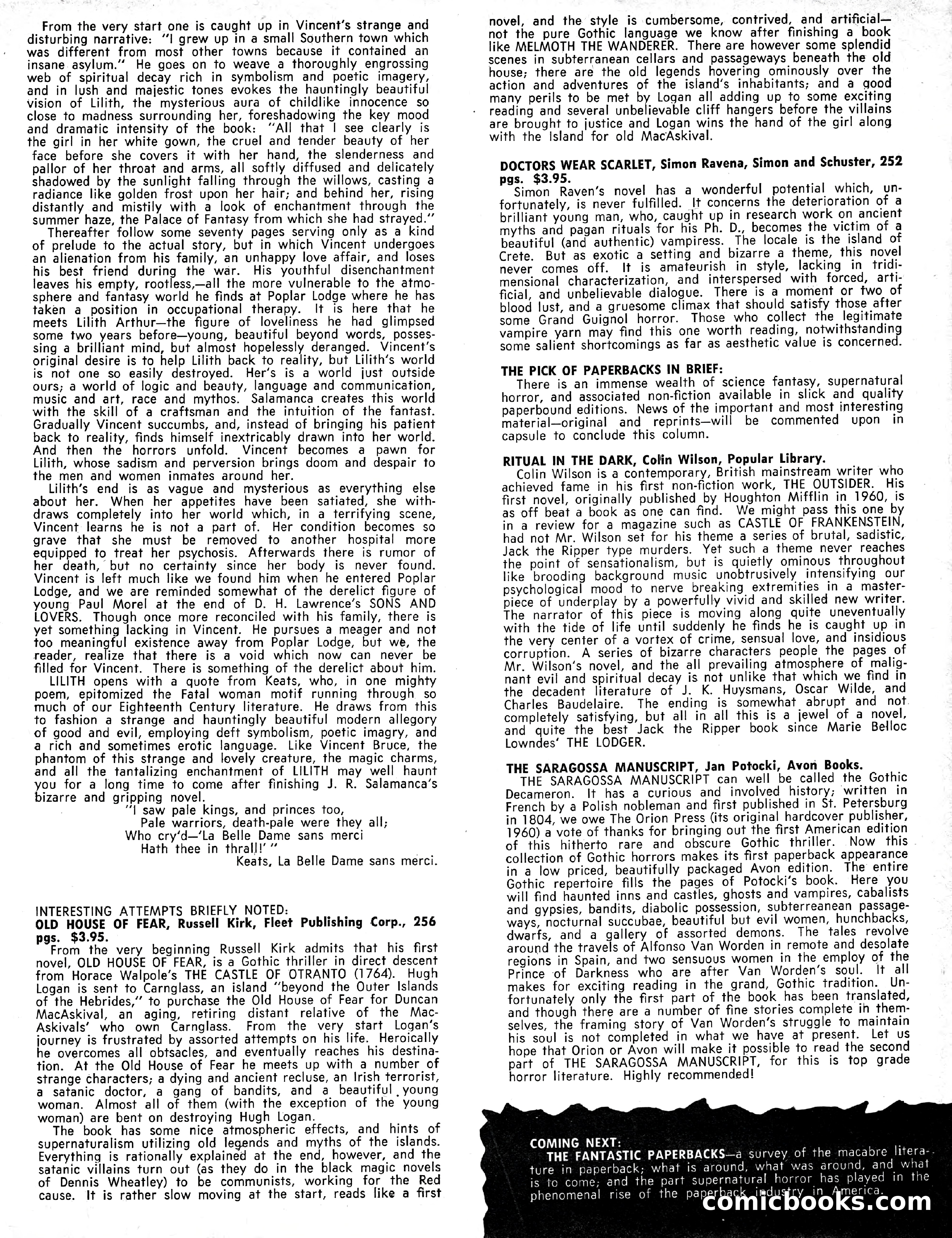 Castle of Frankenstein, Issue 2 — page 50 of 64