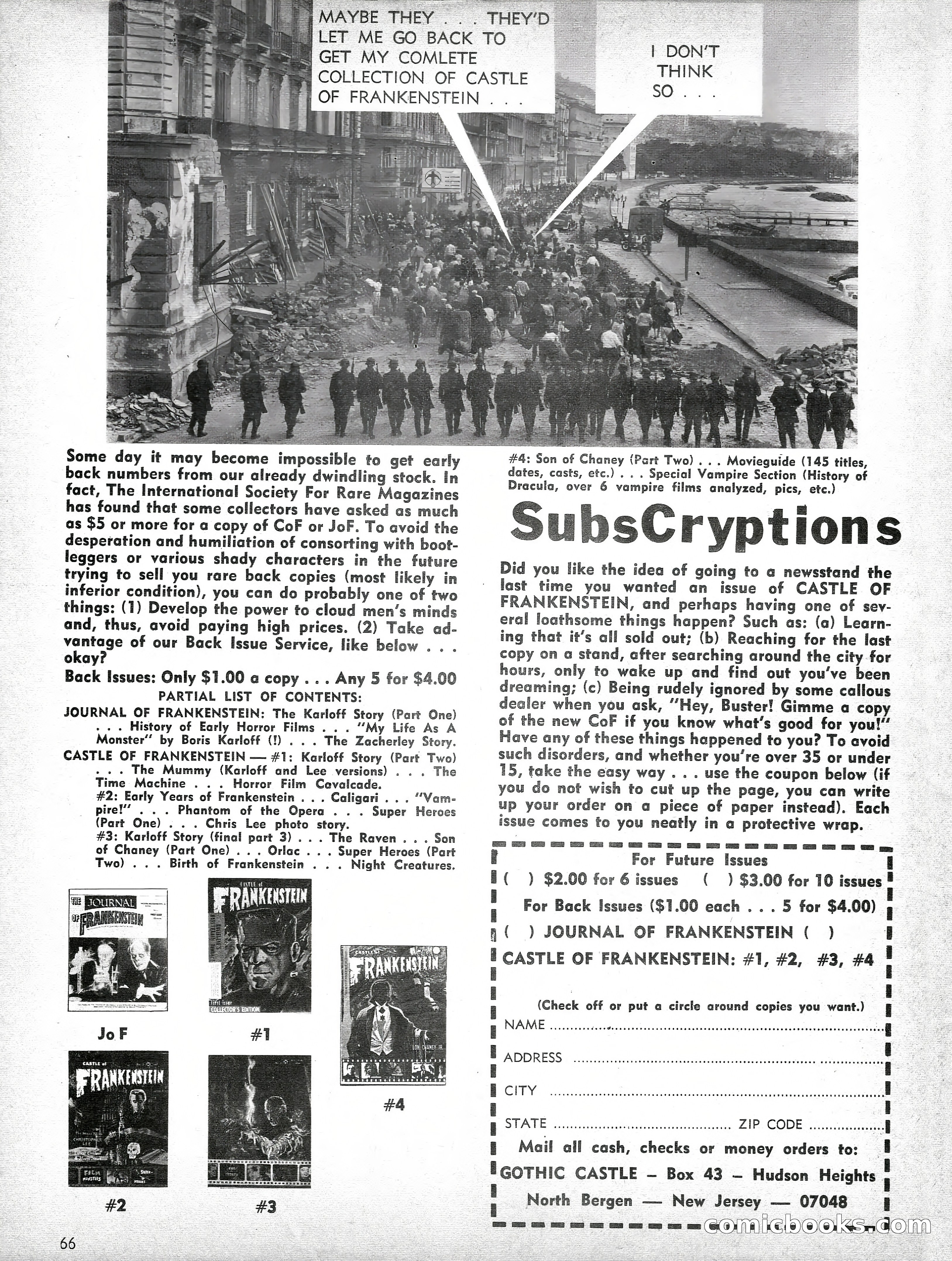 Castle of Frankenstein No. 5 — page 66 of 70