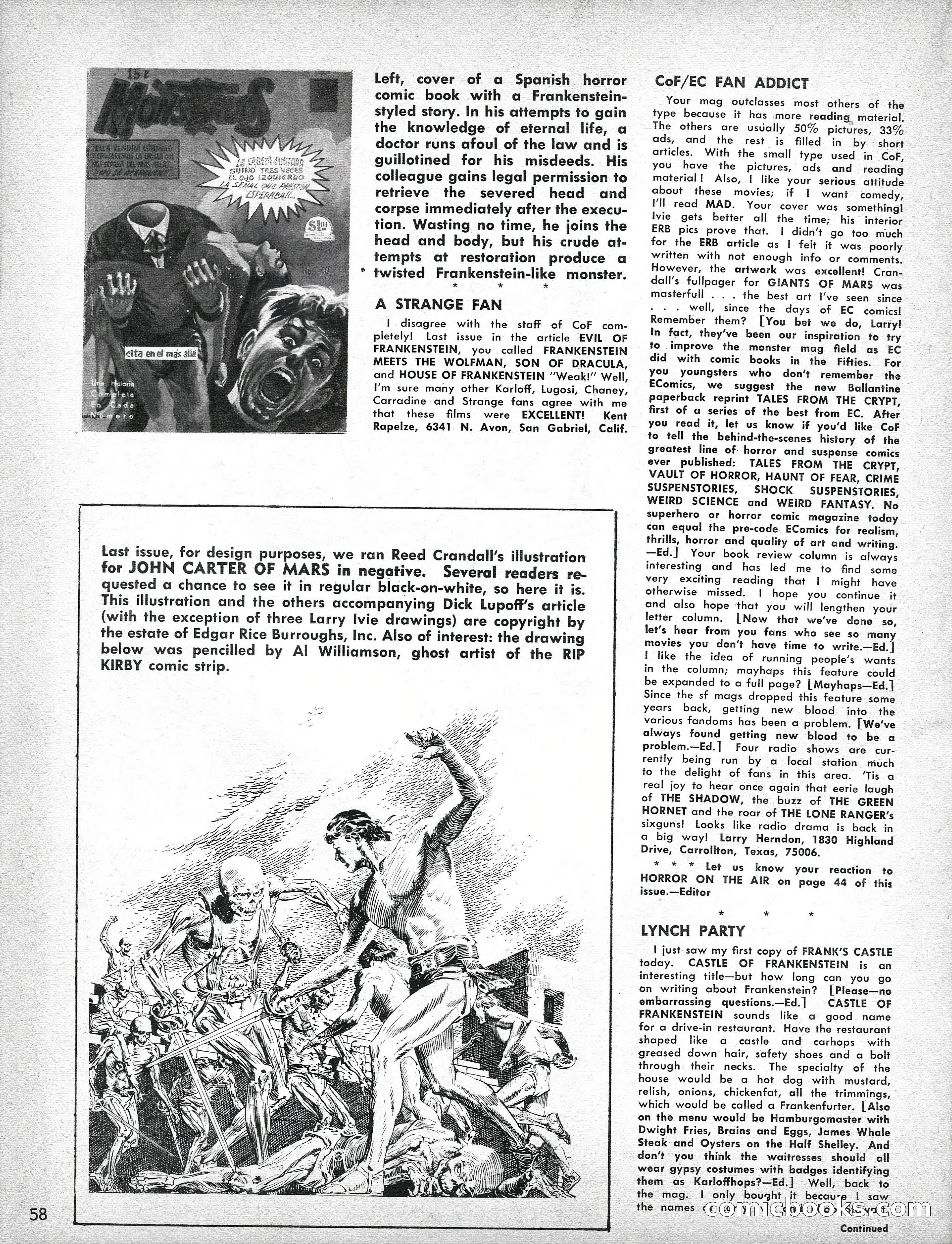 Castle of Frankenstein No. 6 — page 58 of 68