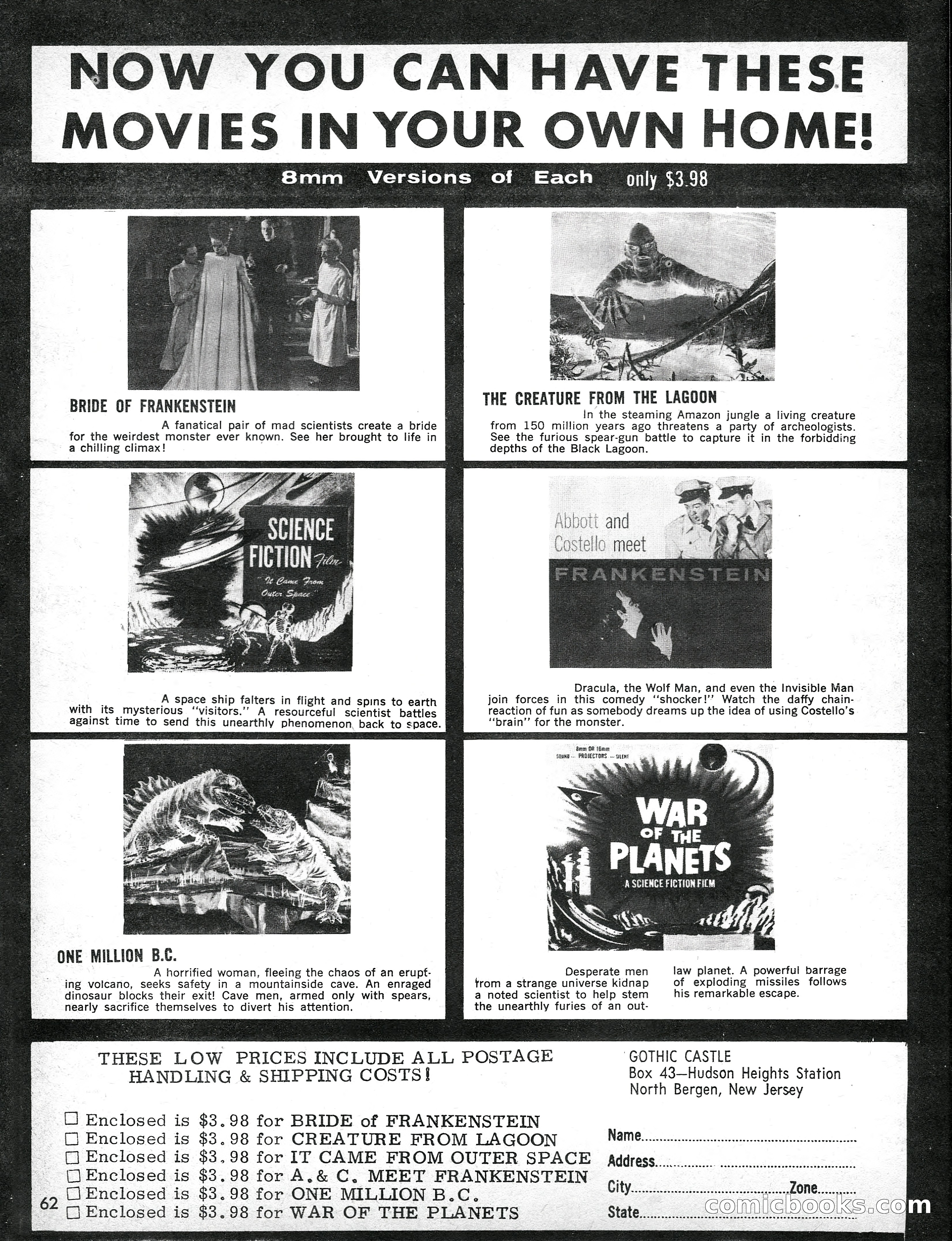 Castle of Frankenstein No. 6 — page 62 of 68