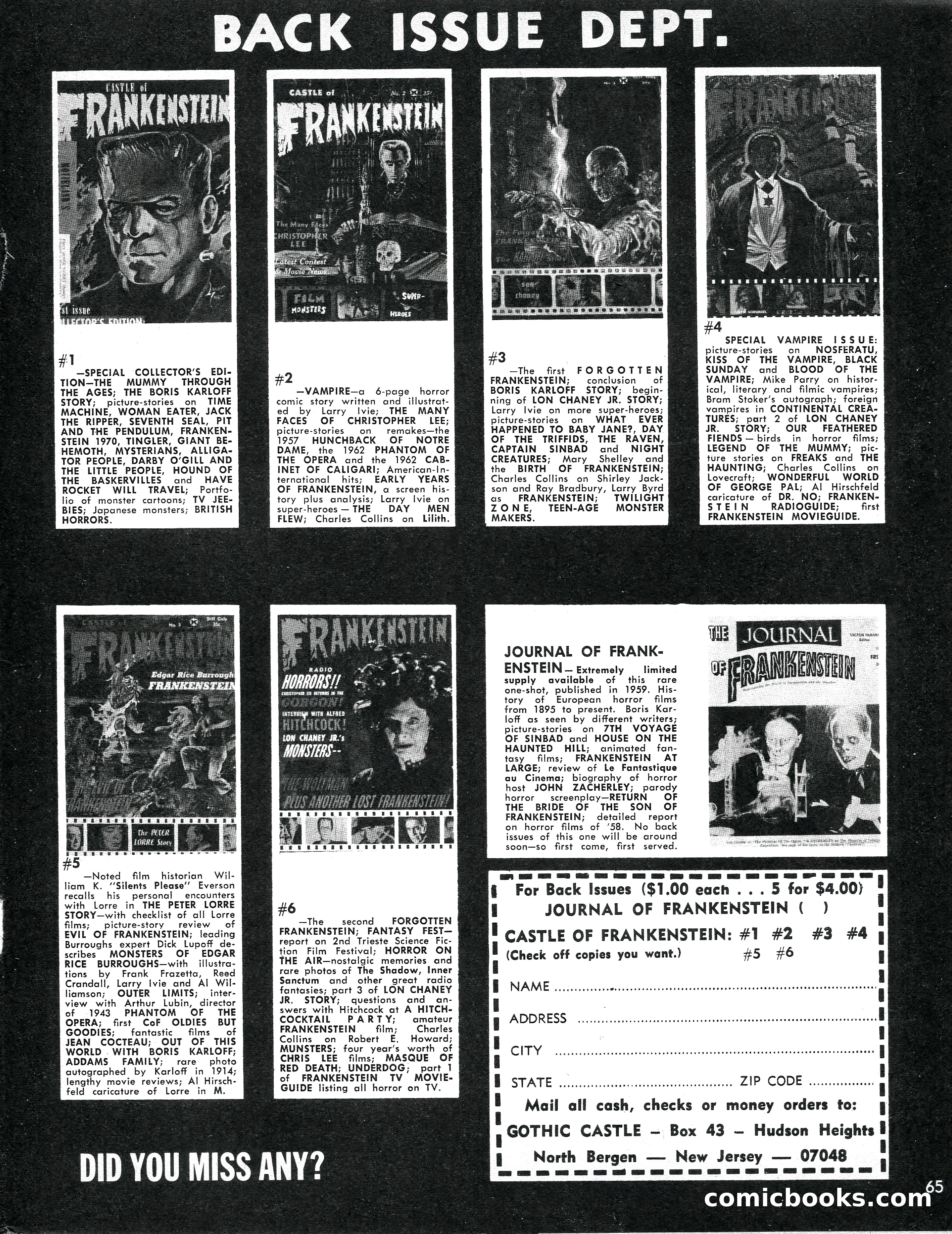 Castle of Frankenstein No. 7 — page 65 of 69