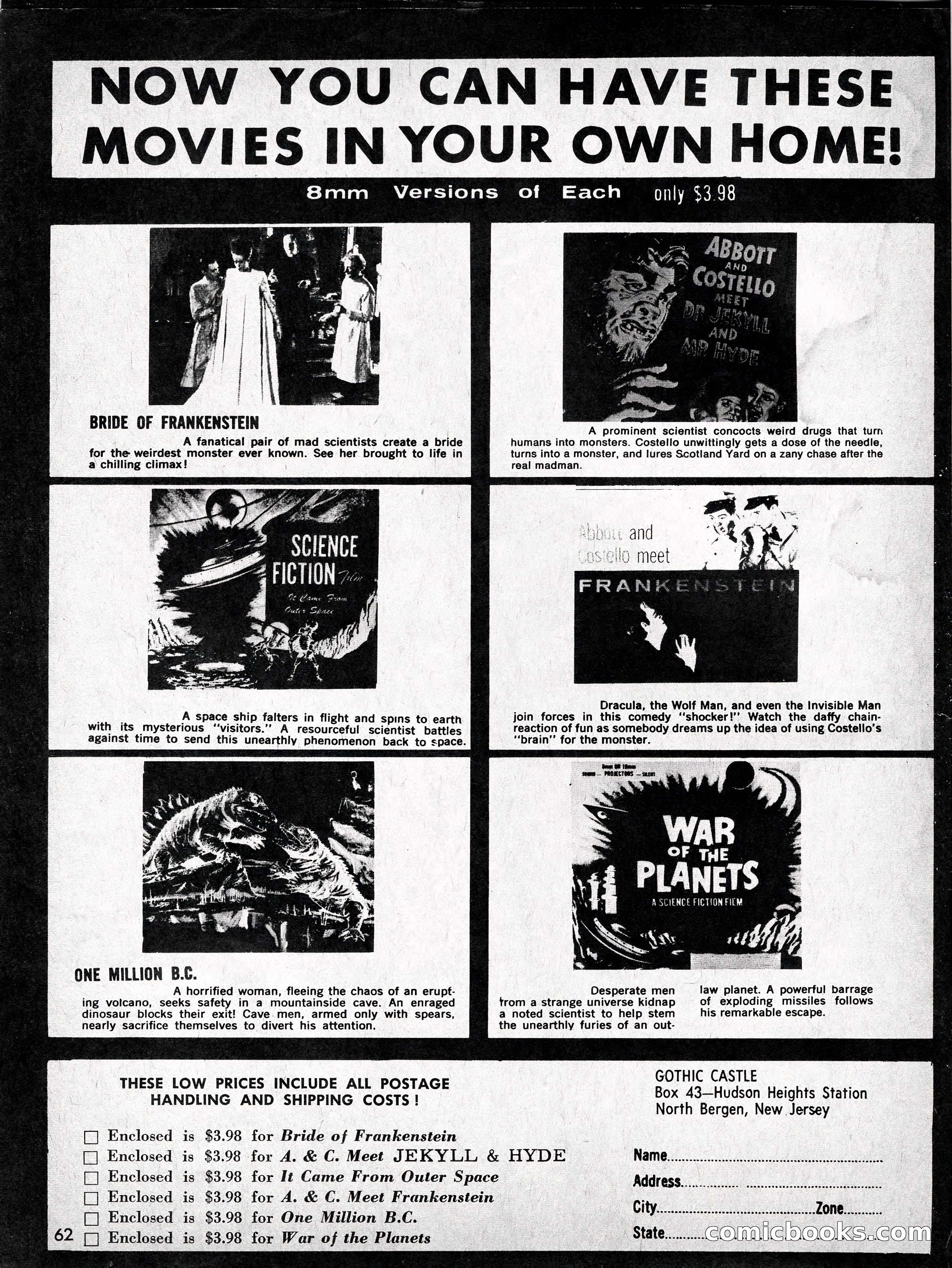 Castle of Frankenstein, No. 8 — page 62 of 68