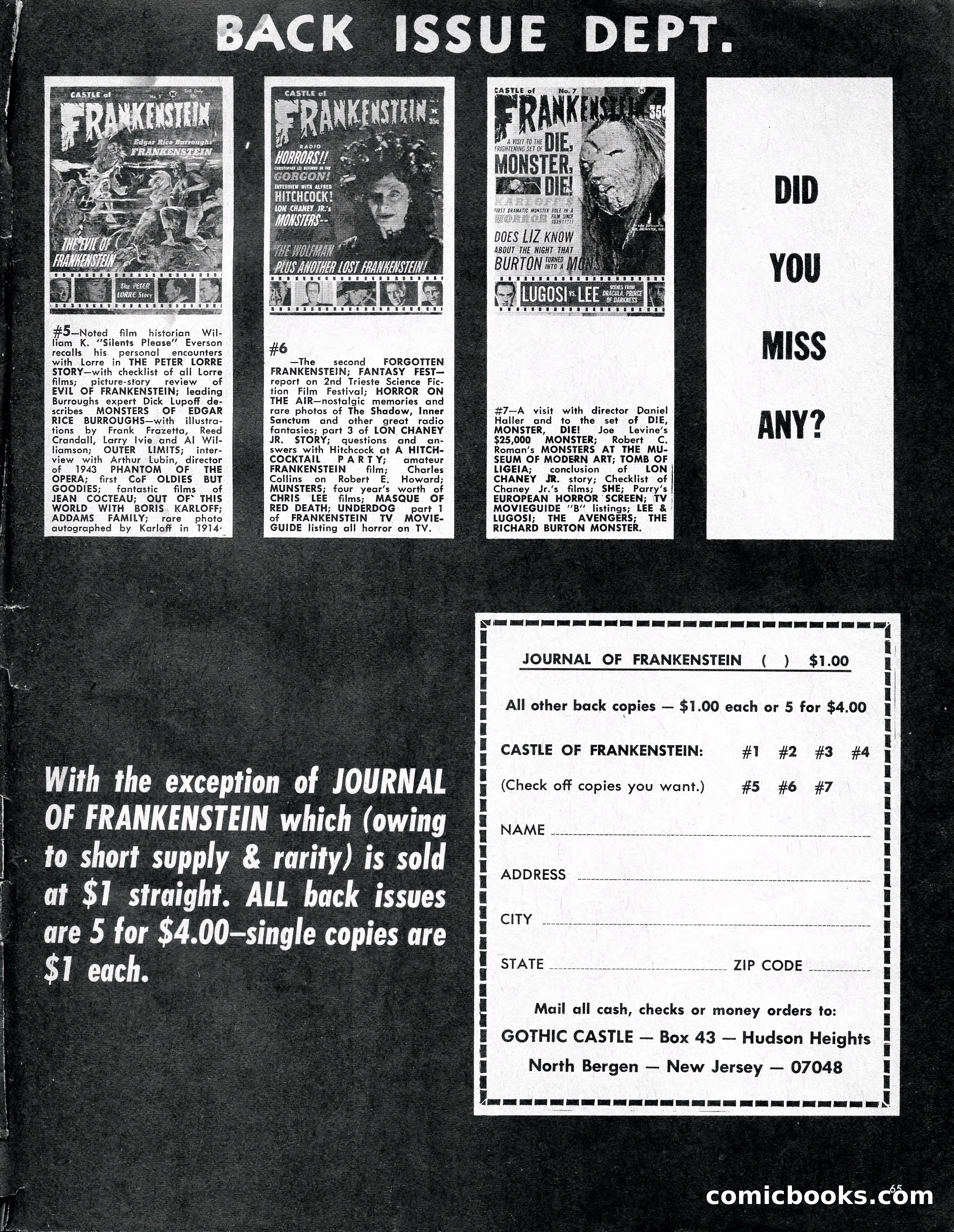 Castle of Frankenstein, No. 8 — page 65 of 68