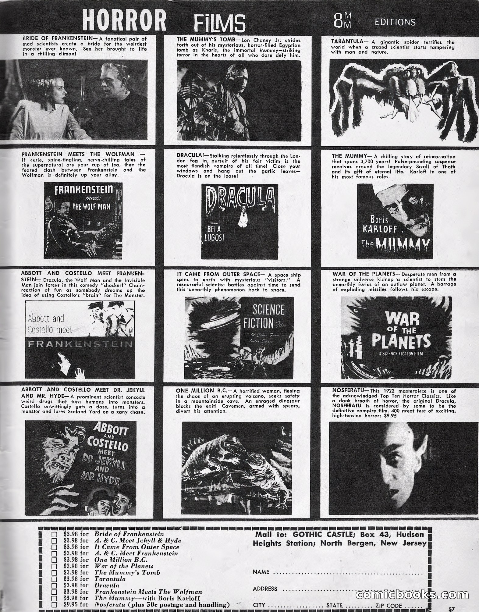 Castle of Frankenstein No. 9 — page 57 of 68