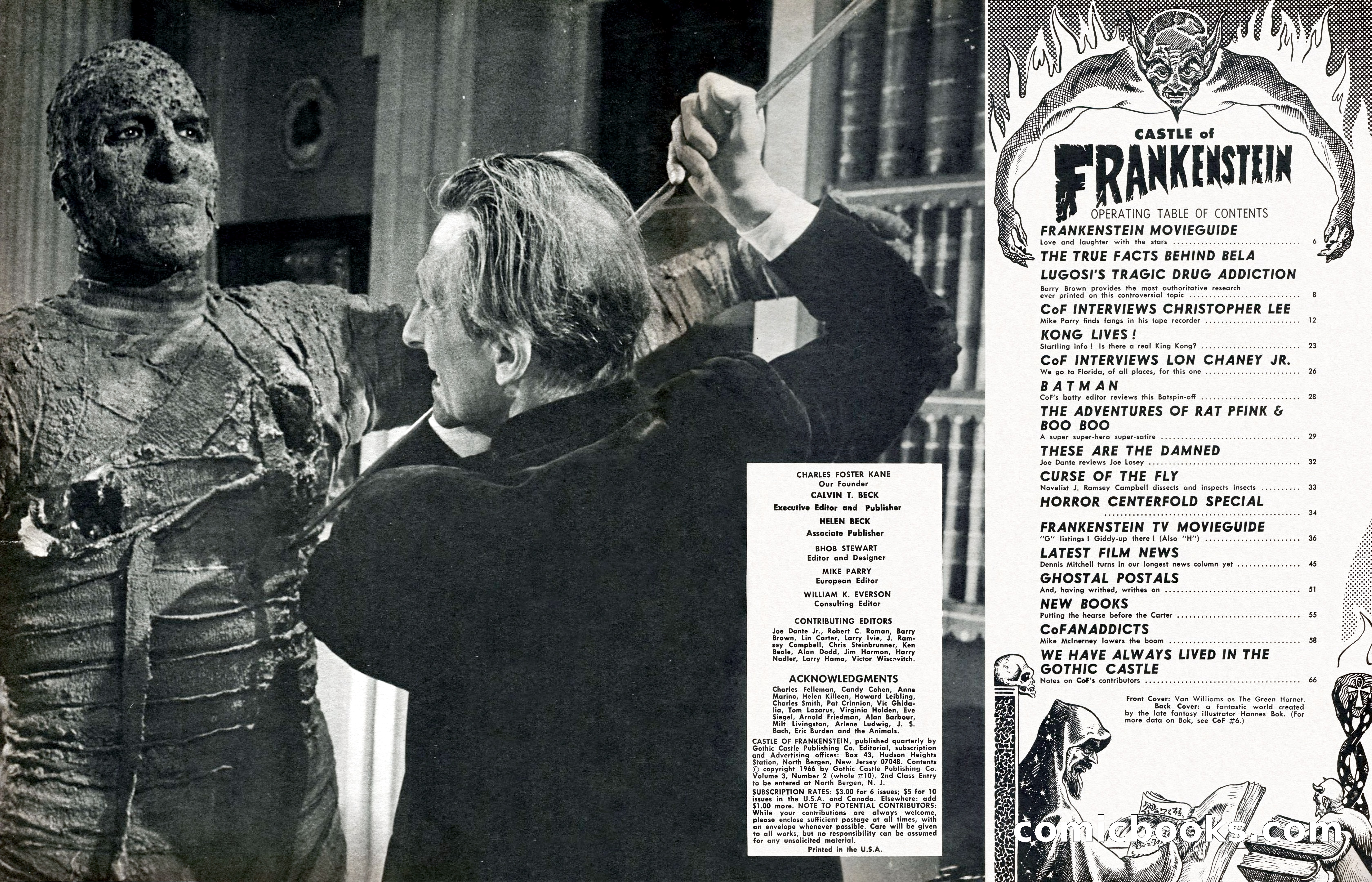 Castle of Frankenstein, No. 10 (February 1967) — page 3 of 63