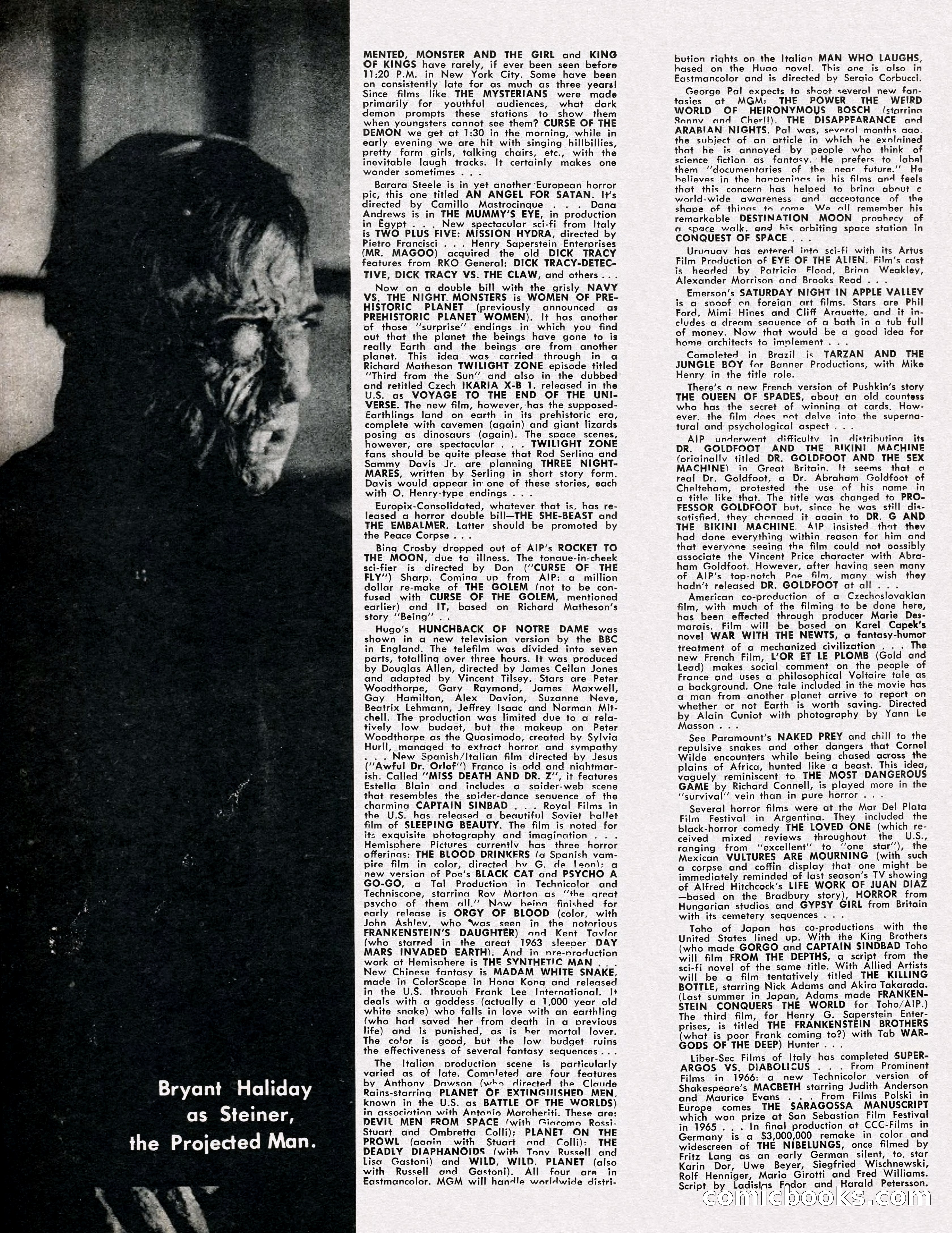 Castle of Frankenstein, No. 10 (February 1967) — page 43 of 63