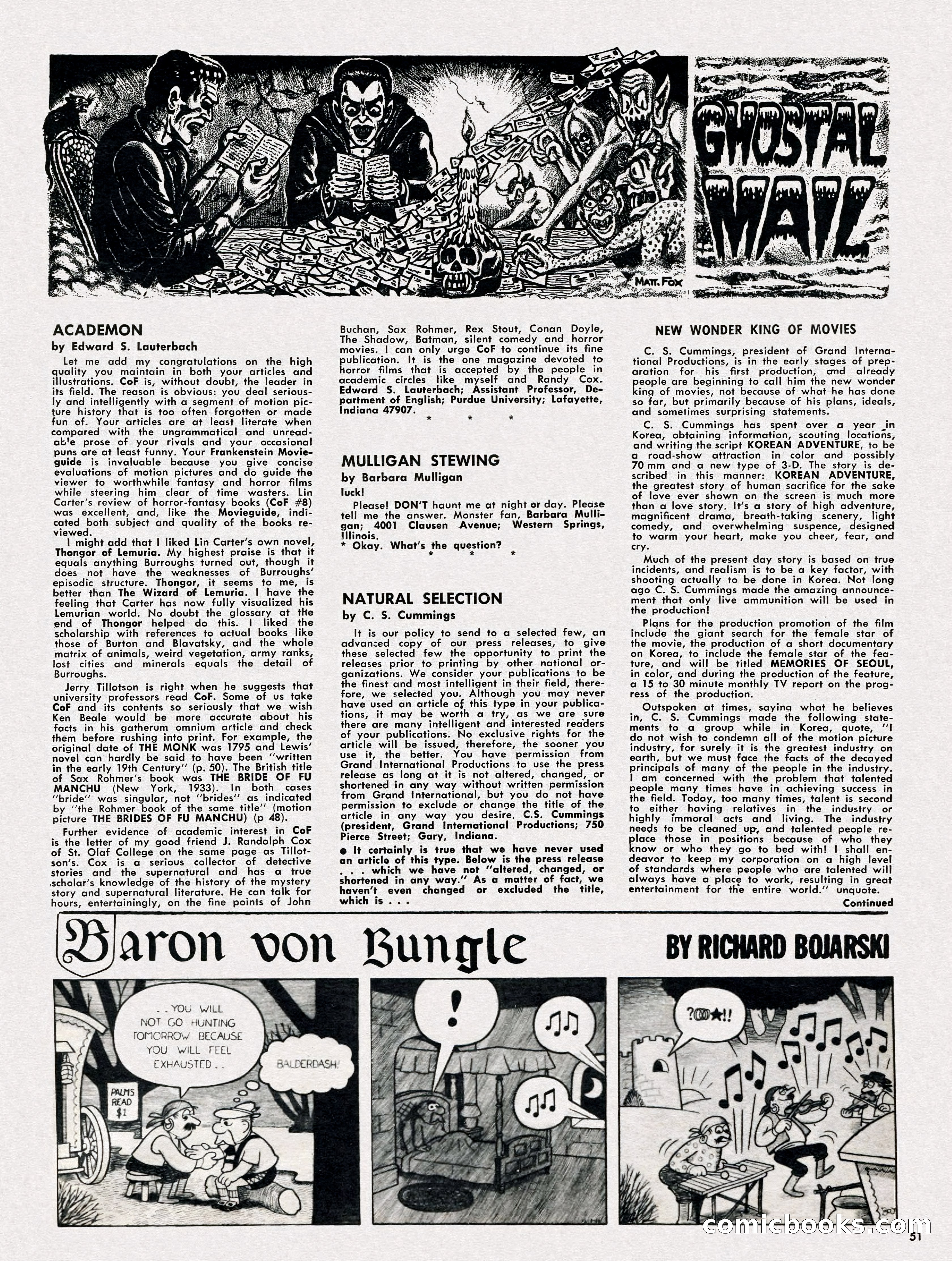 Castle of Frankenstein, No. 10 (February 1967) — page 46 of 63