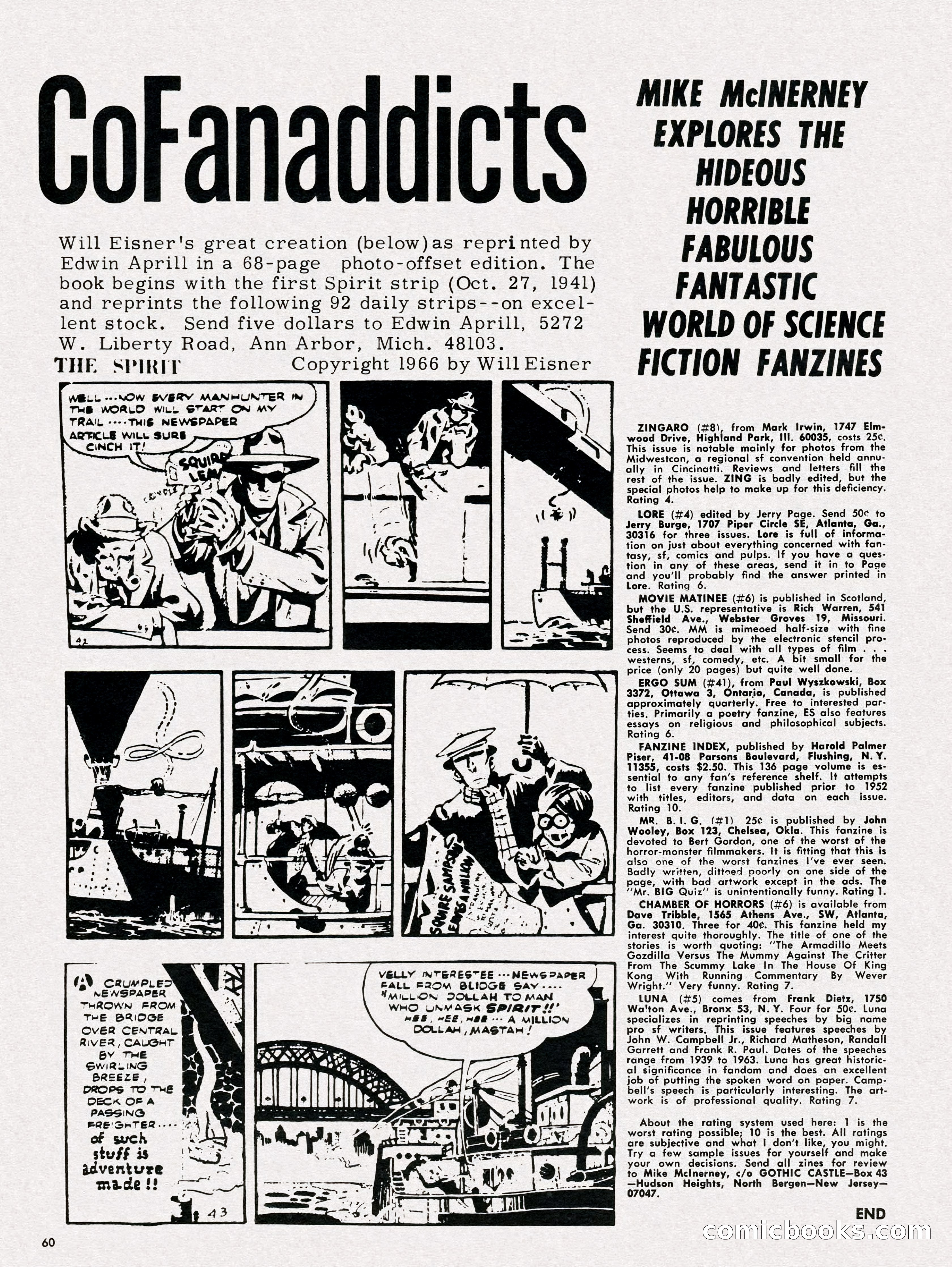 Castle of Frankenstein, No. 10 (February 1967) — page 55 of 63
