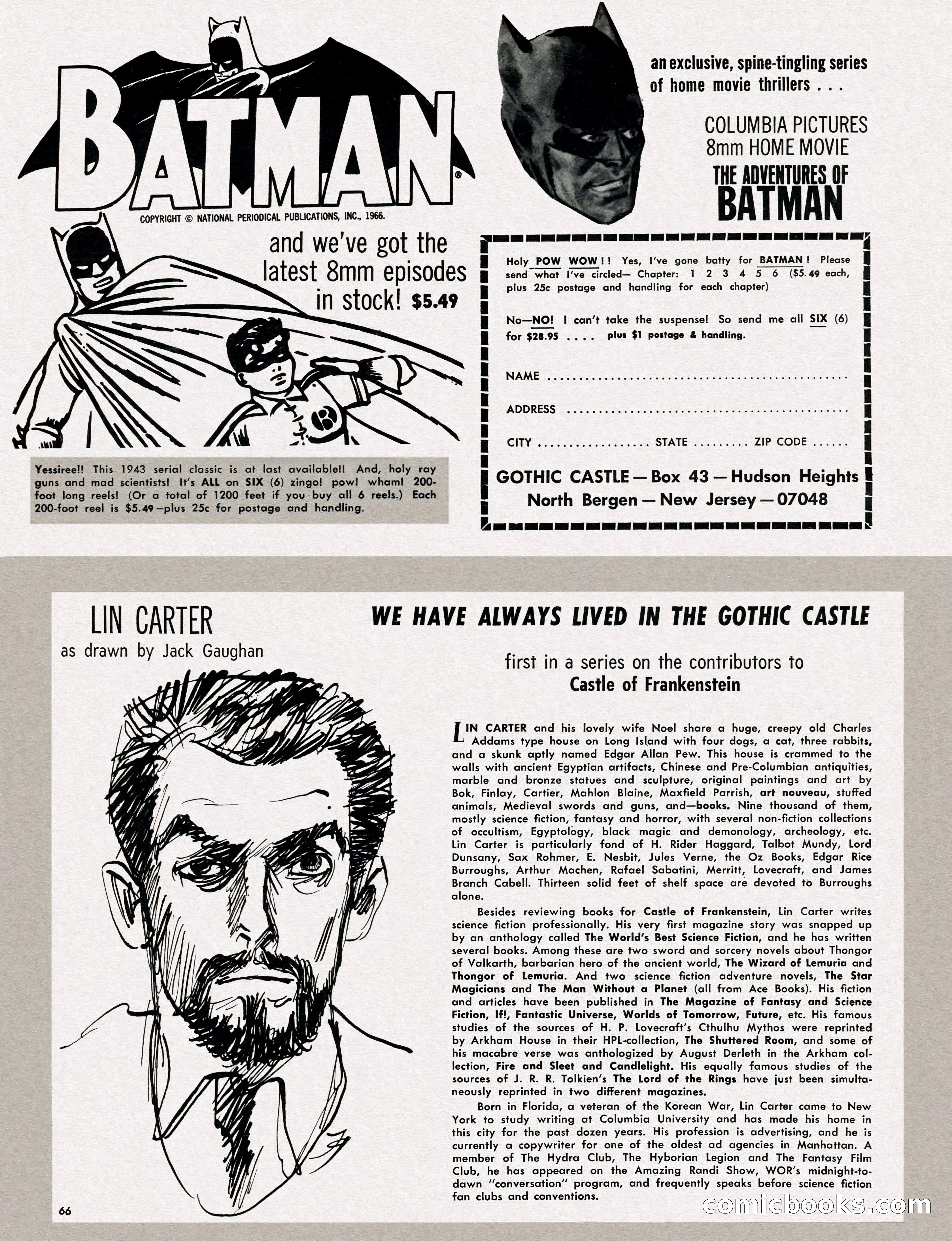 Castle of Frankenstein, No. 10 (February 1967) — page 60 of 63
