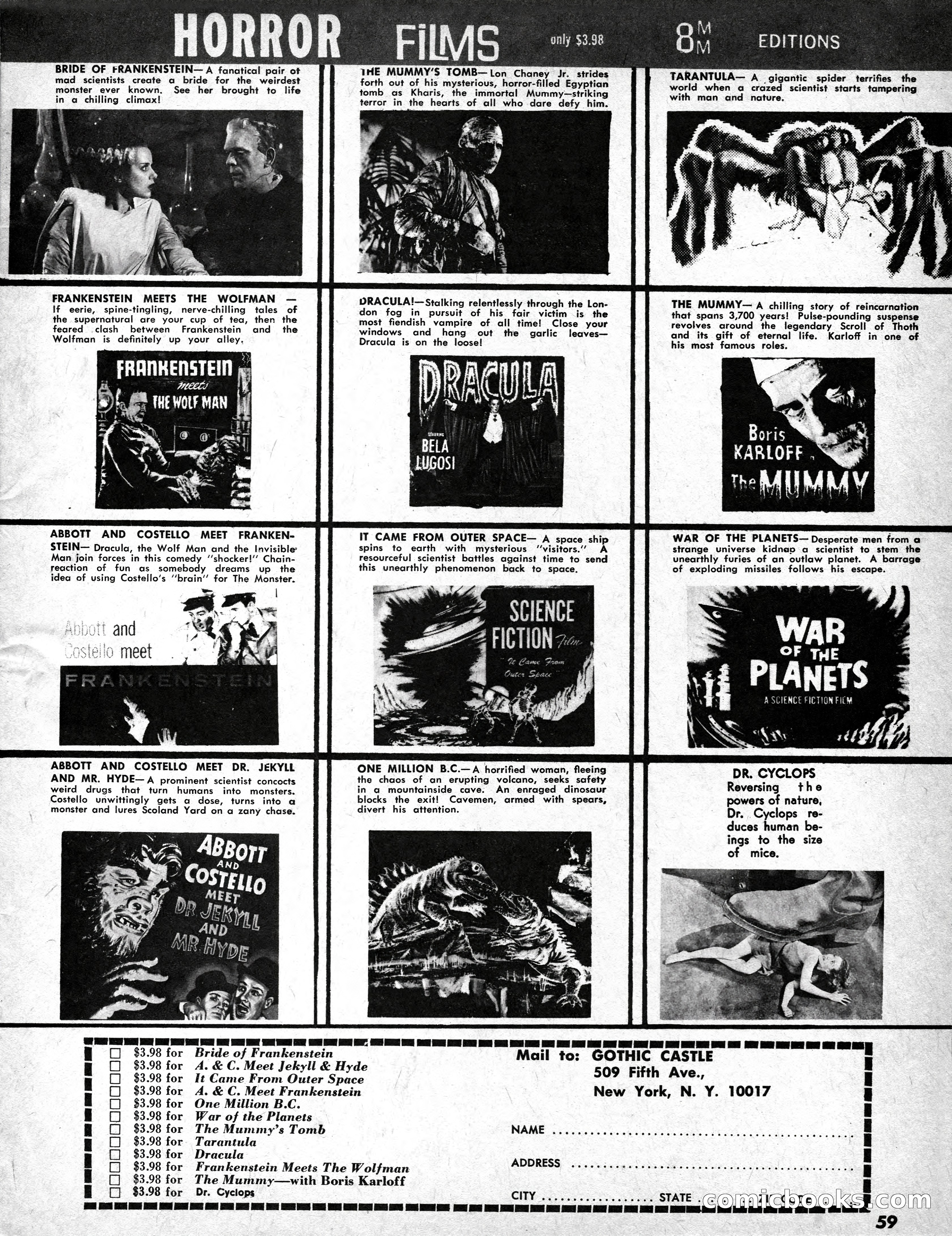Castle of Frankenstein No. 11 — page 58 of 67