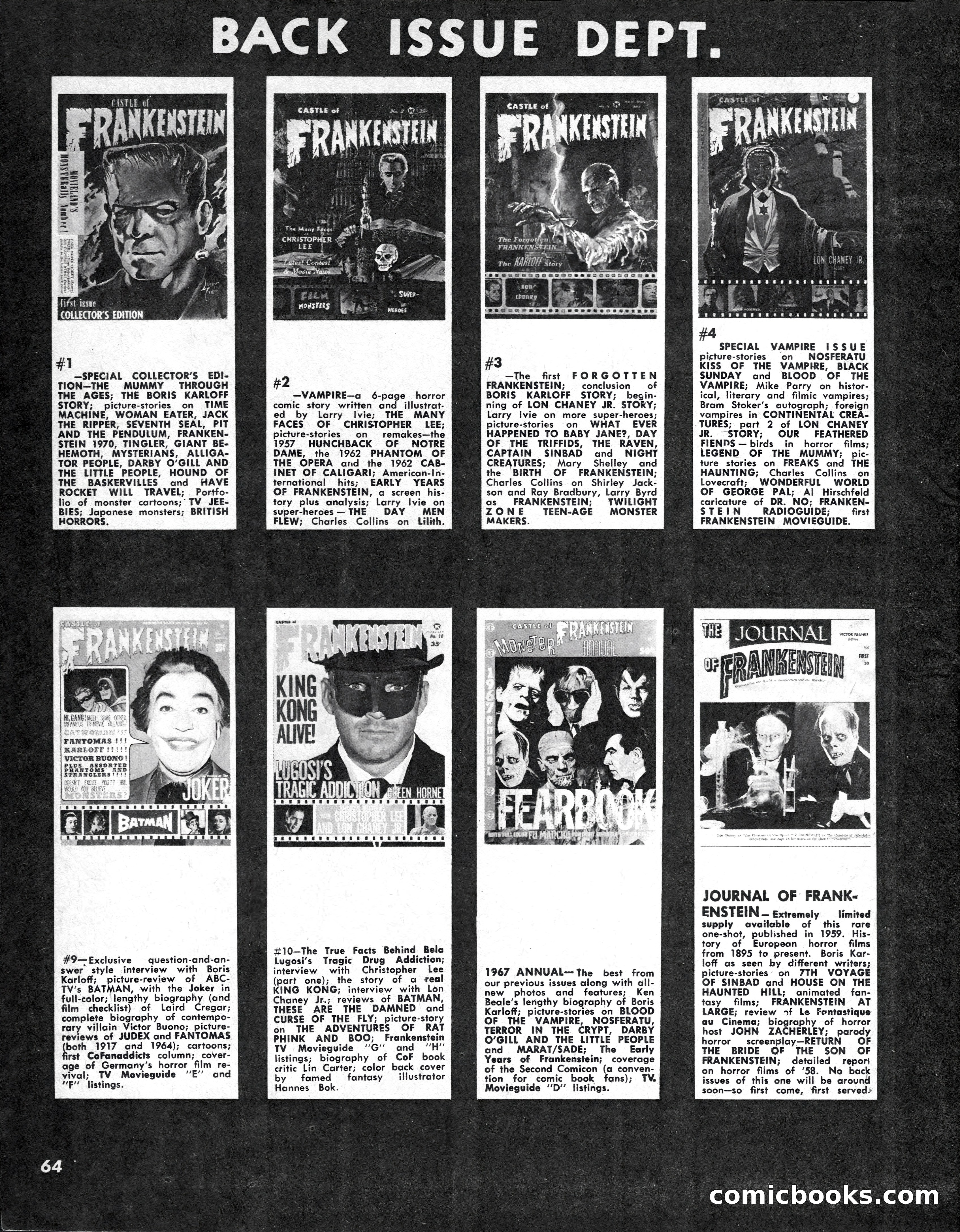 Castle of Frankenstein No. 11 — page 63 of 67