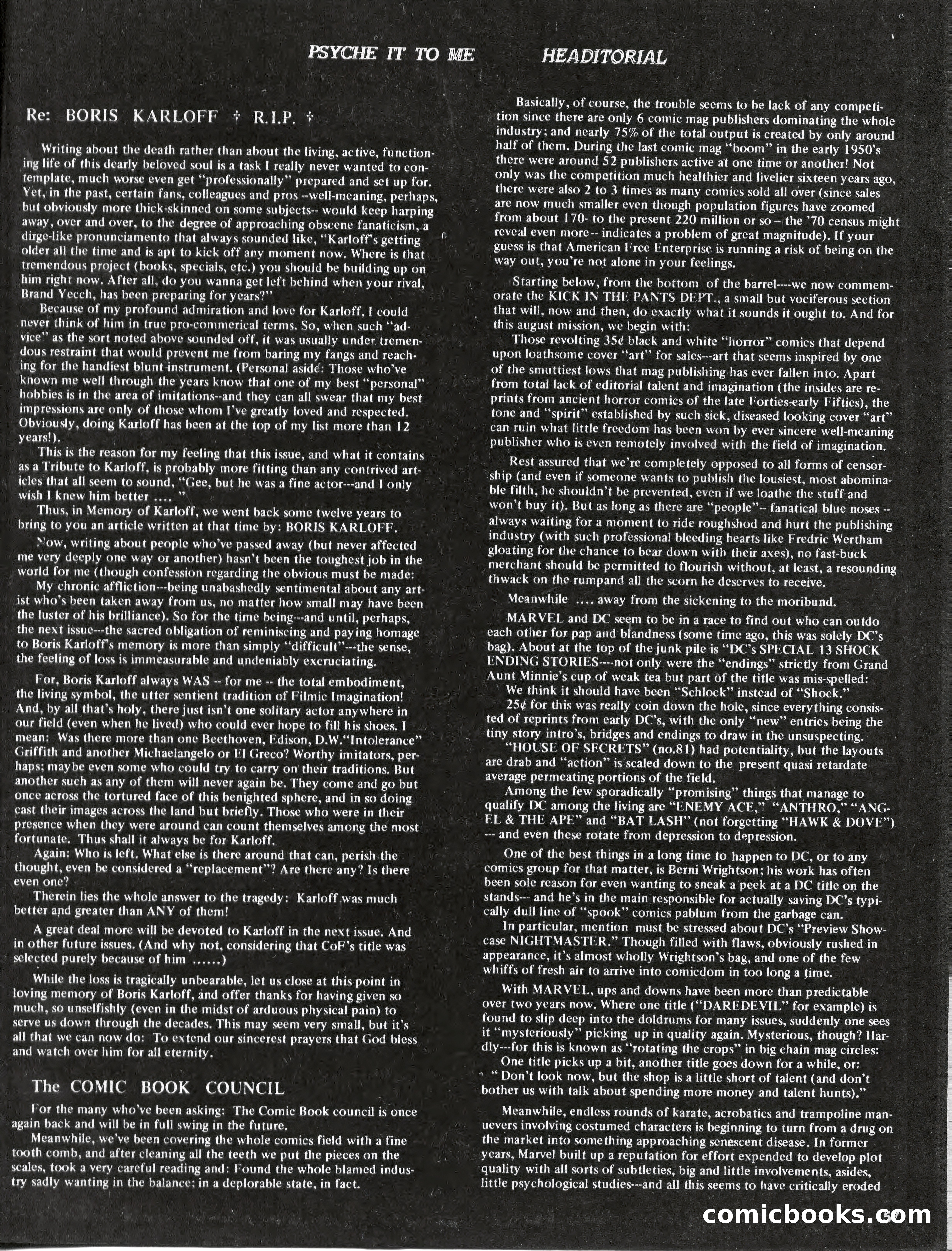 Castle of Frankenstein No. 14 — page 57 of 68