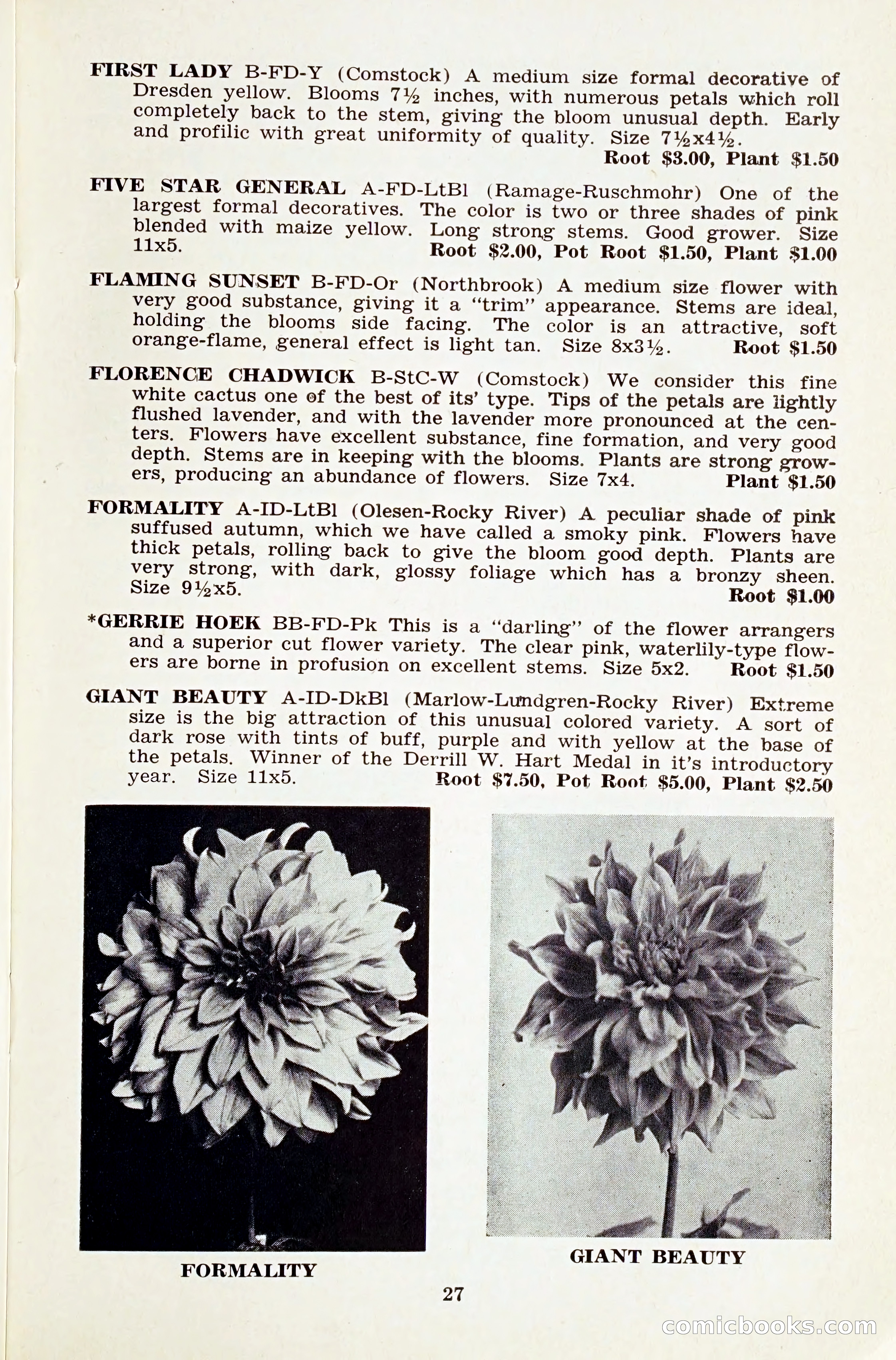 The Dahlia Blue Book for 1959 — page 30 of 69