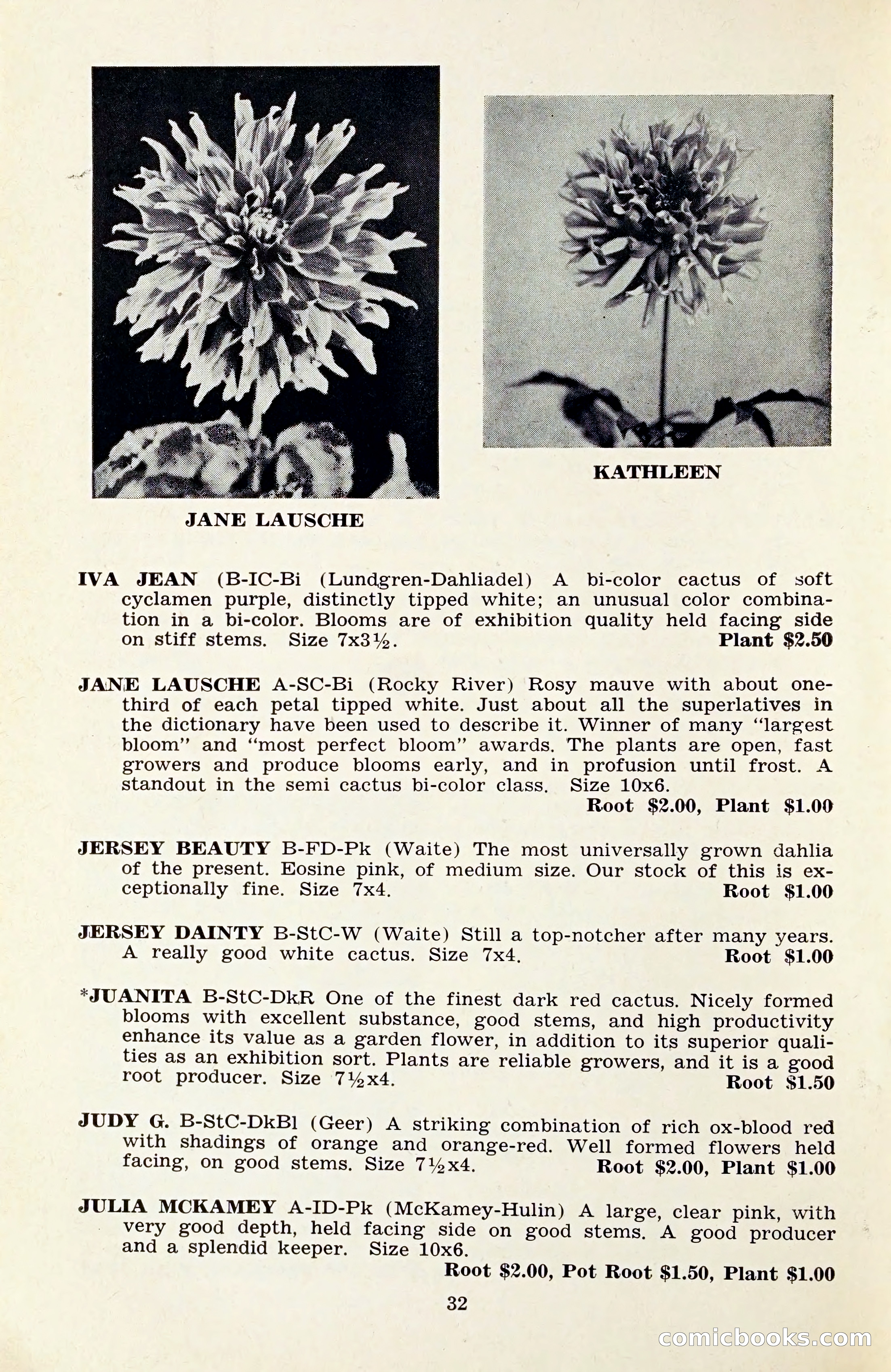 The Dahlia Blue Book for 1959 — page 35 of 69