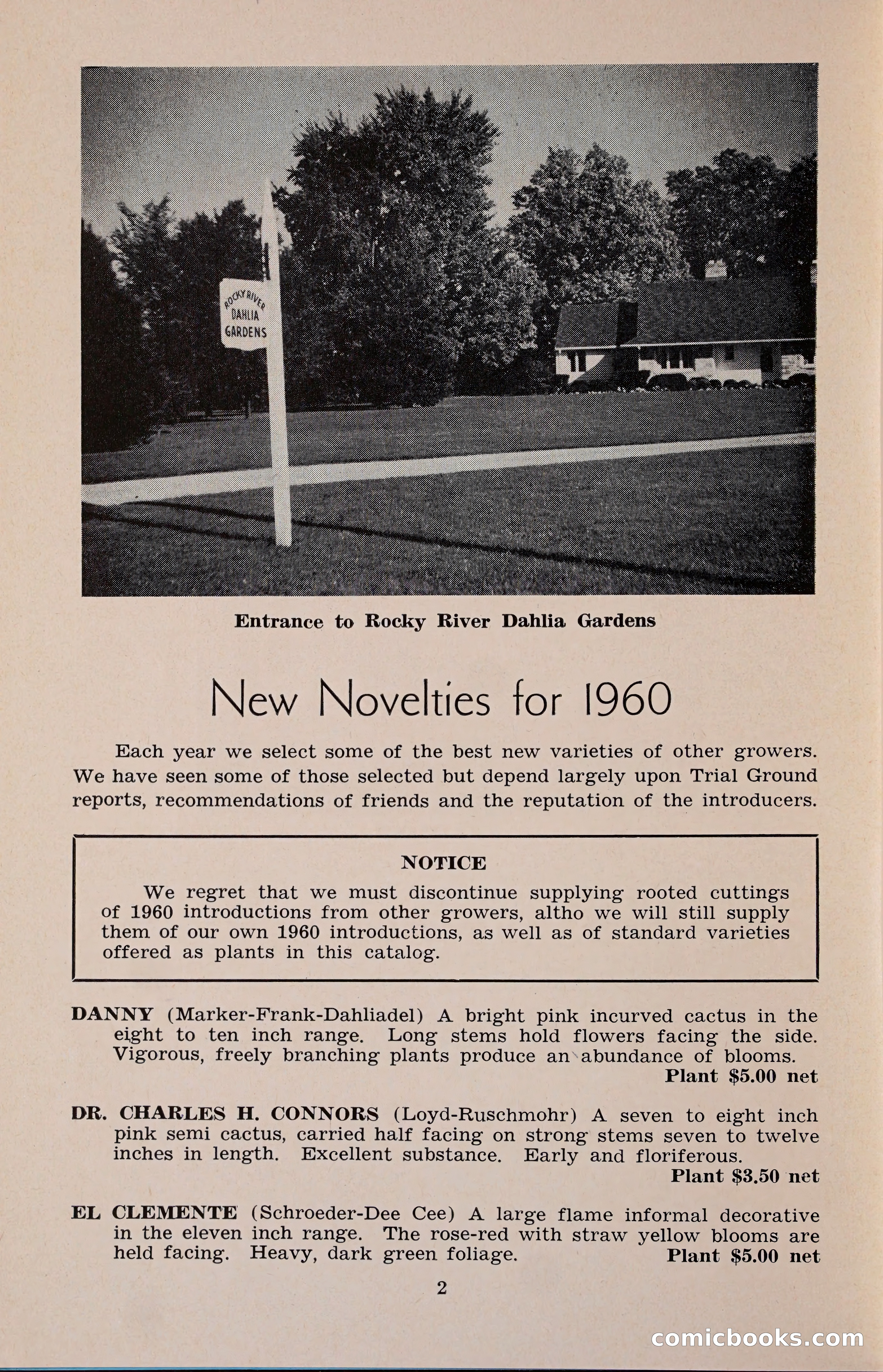 The Dahlia Blue Book for 1960 — page 5 of 69
