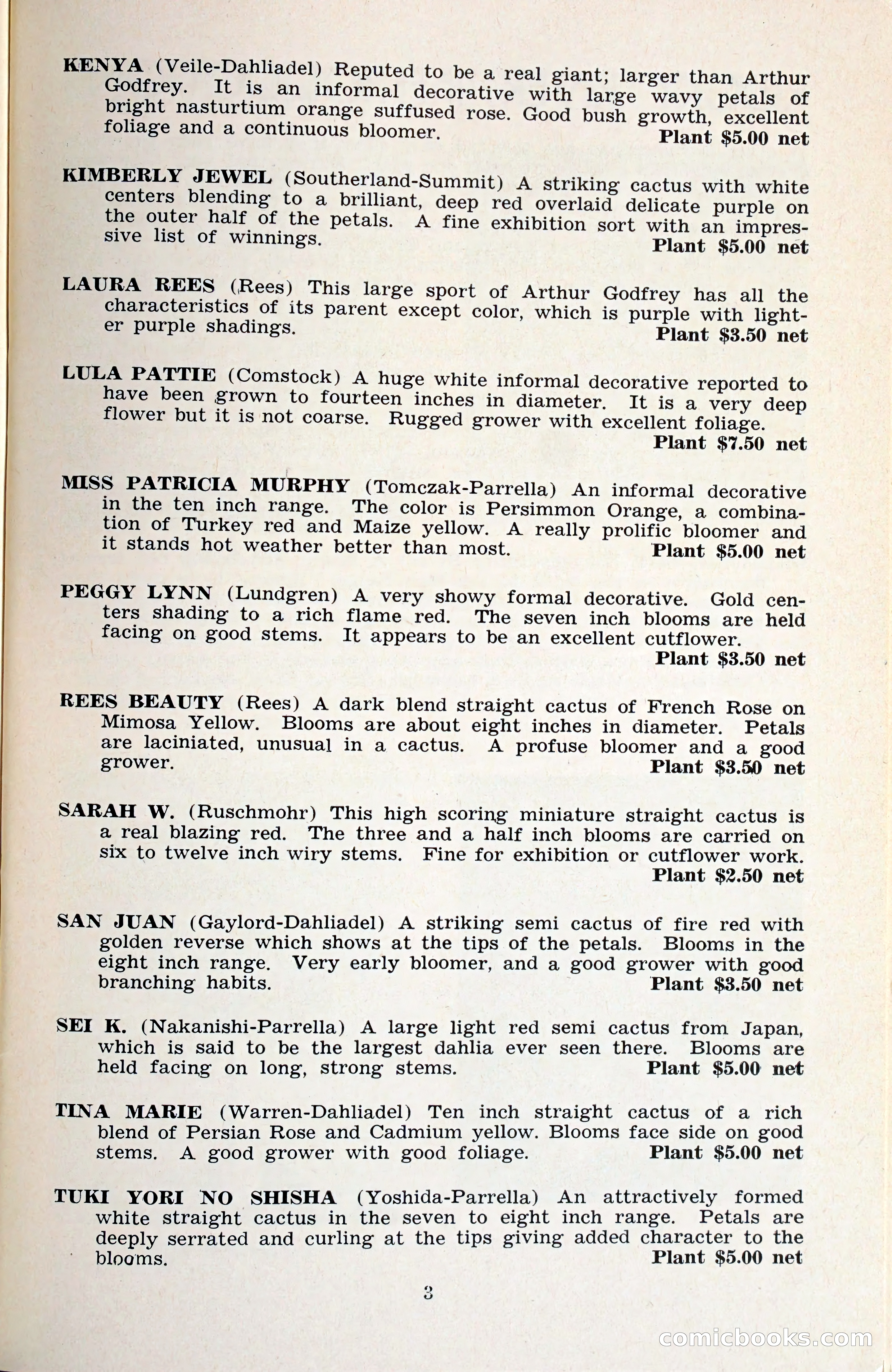 The Dahlia Blue Book for 1960 — page 6 of 69