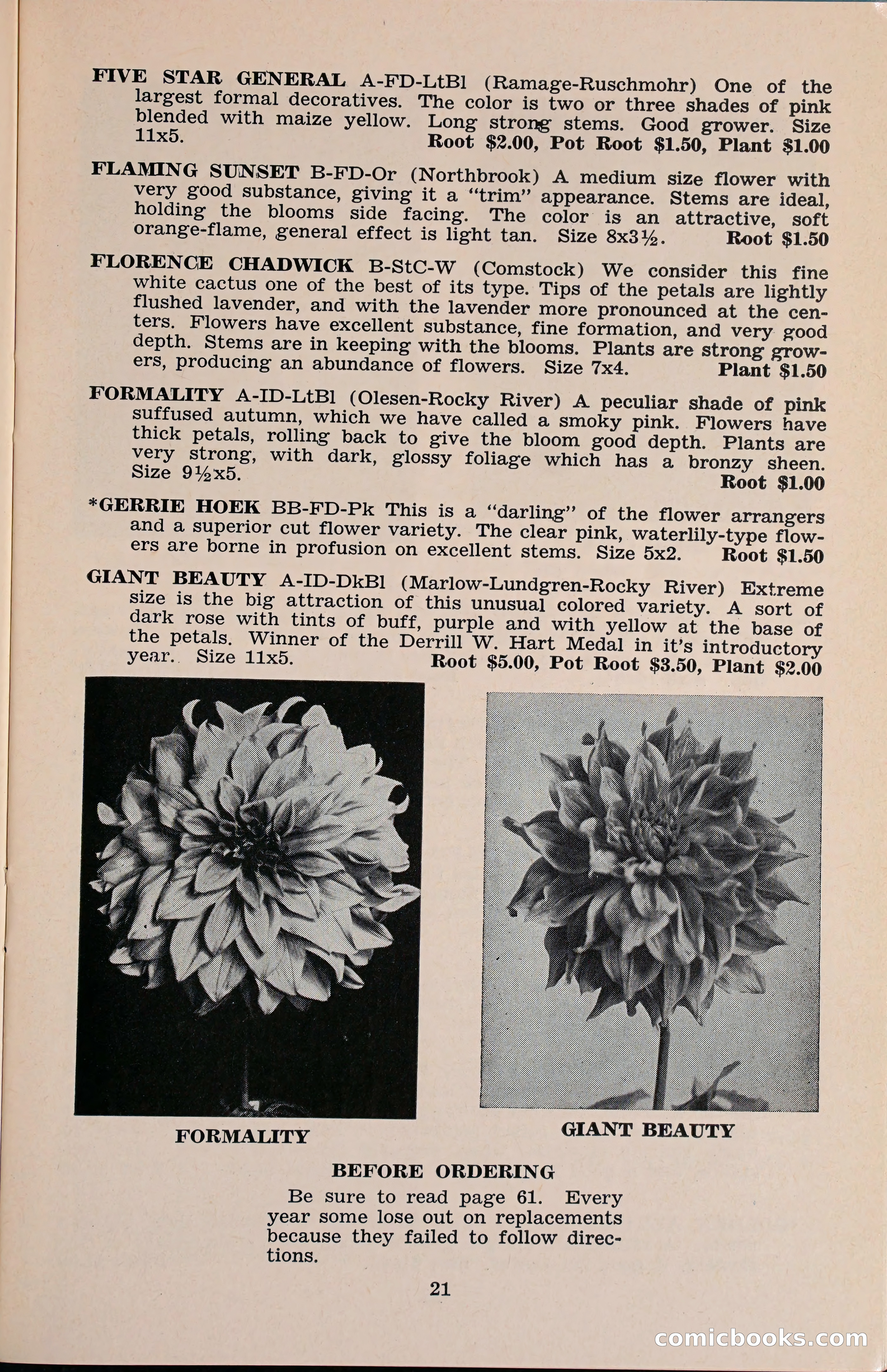 The Dahlia Blue Book for 1960 — page 24 of 69