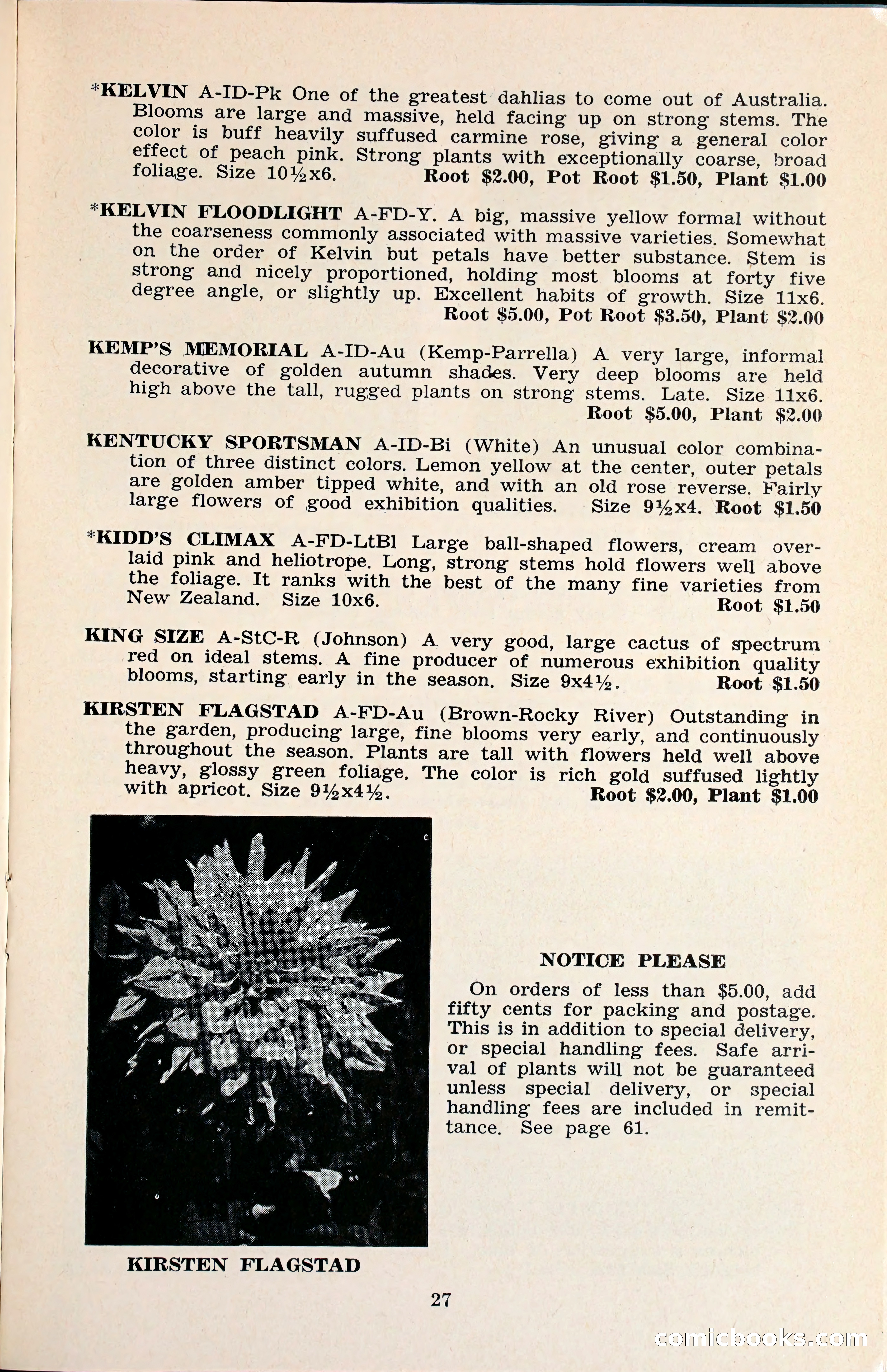The Dahlia Blue Book for 1960 — page 30 of 69