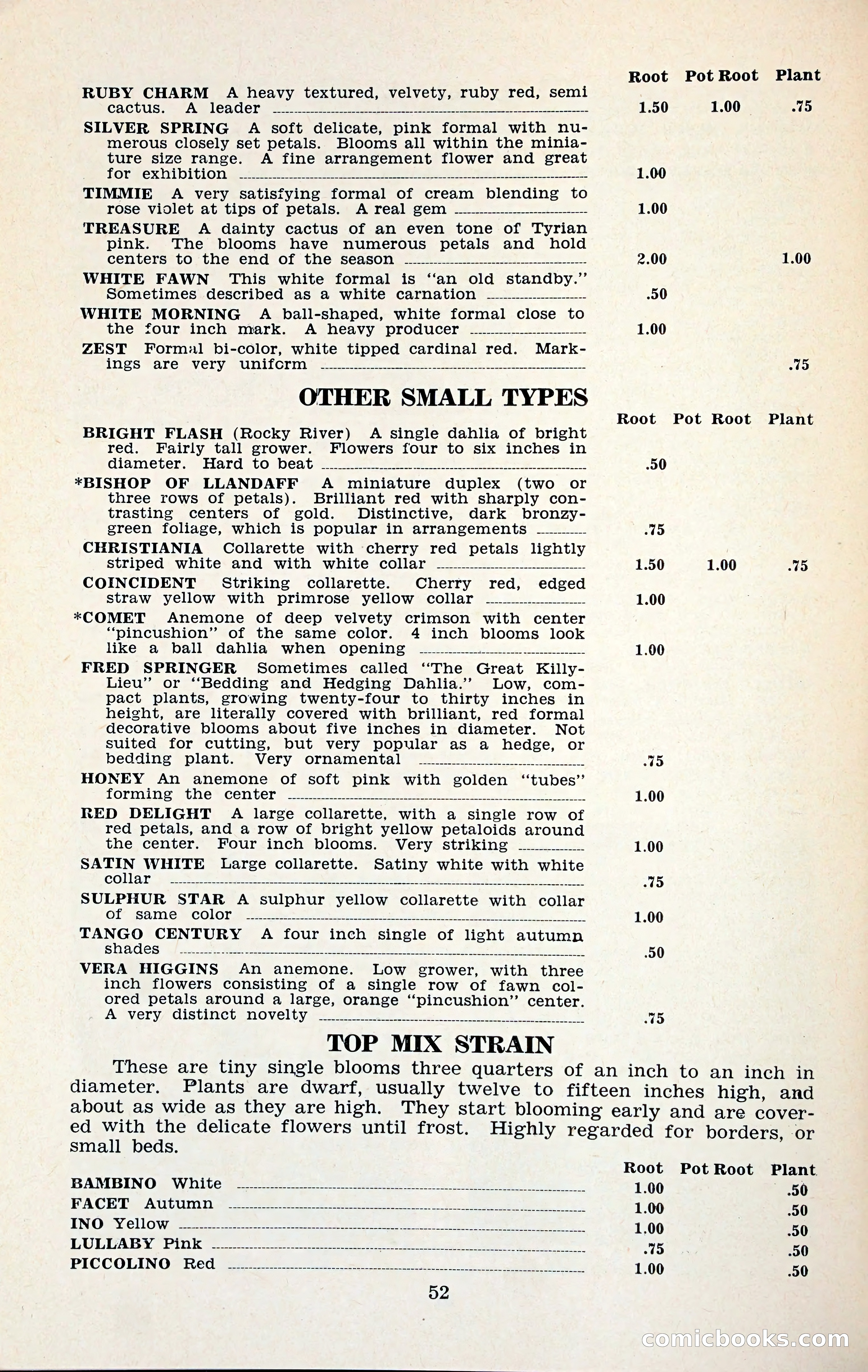 The Dahlia Blue Book for 1960 — page 55 of 69