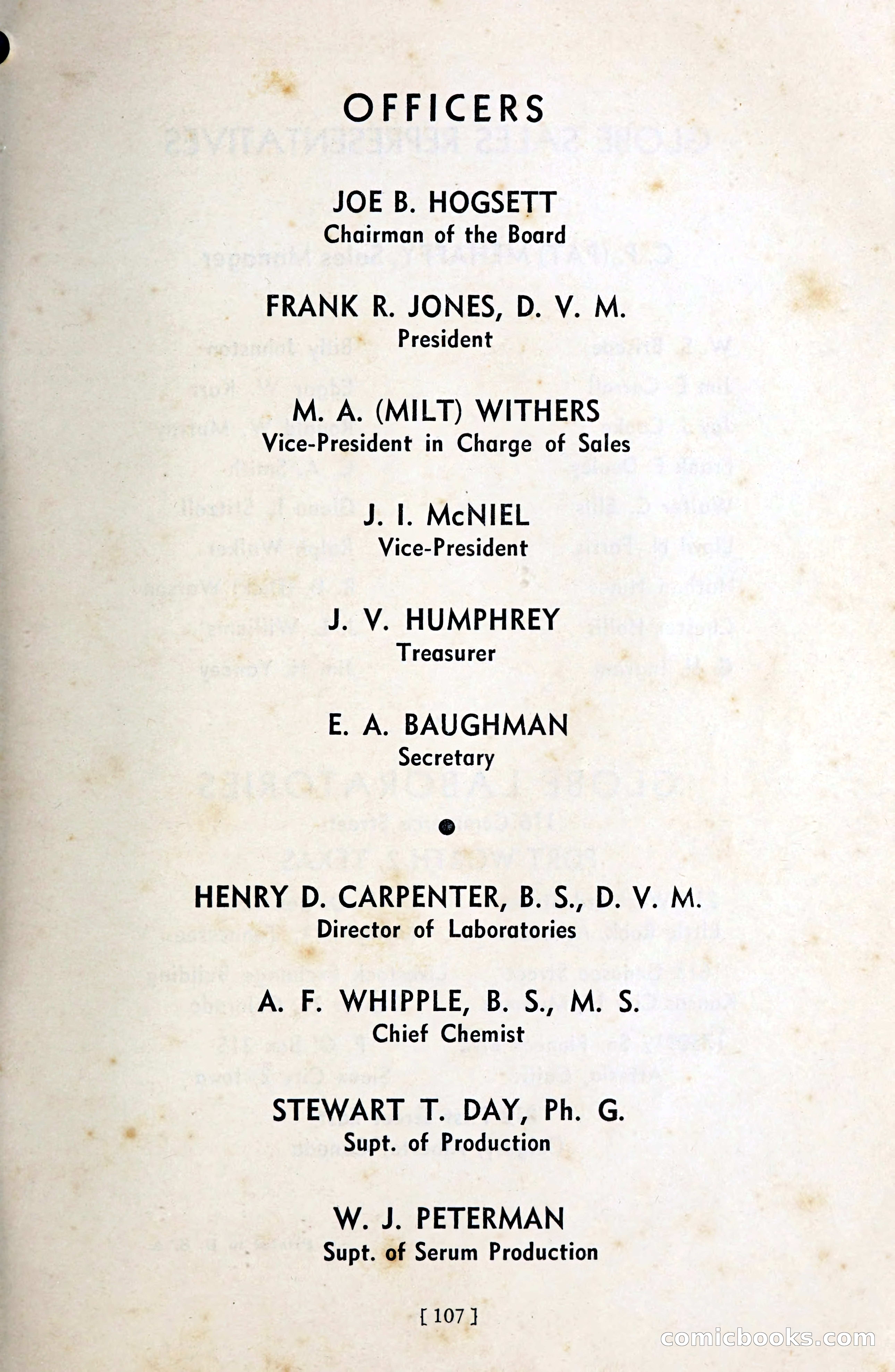 The Globe Blue Book — page 110 of 113