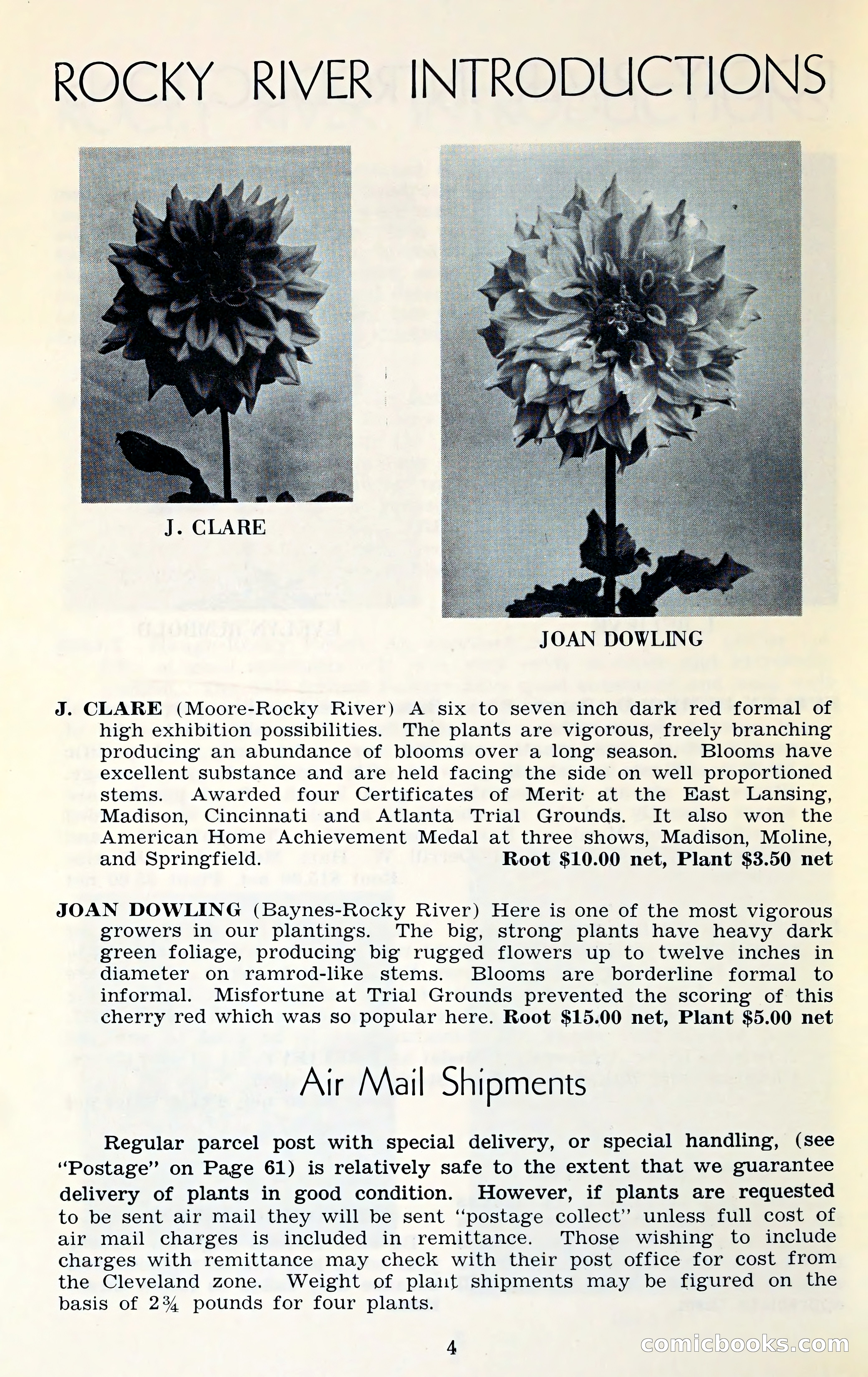 The Dahlia Blue Book for 1961 — page 7 of 71