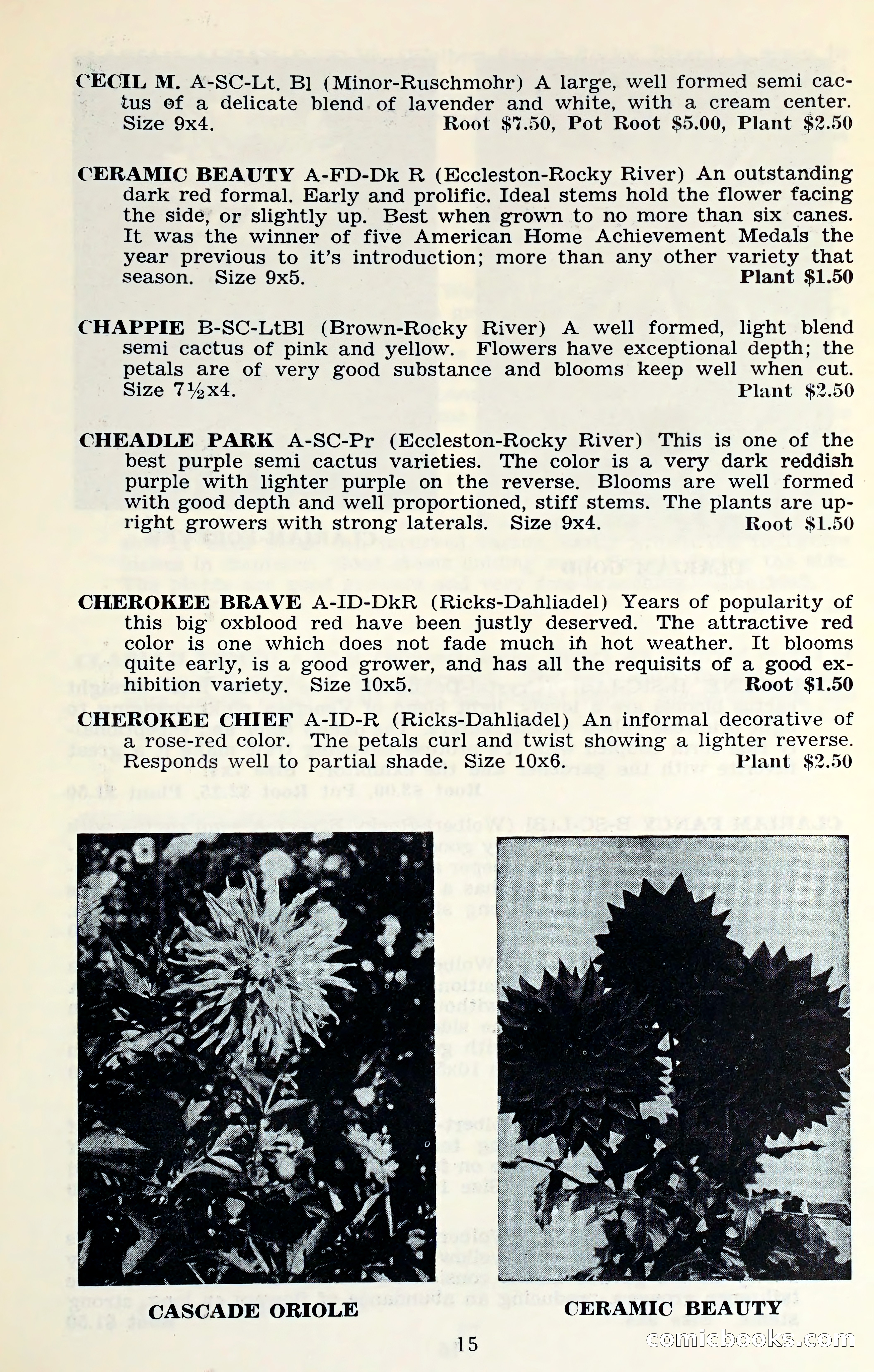 The Dahlia Blue Book for 1961 — page 18 of 71