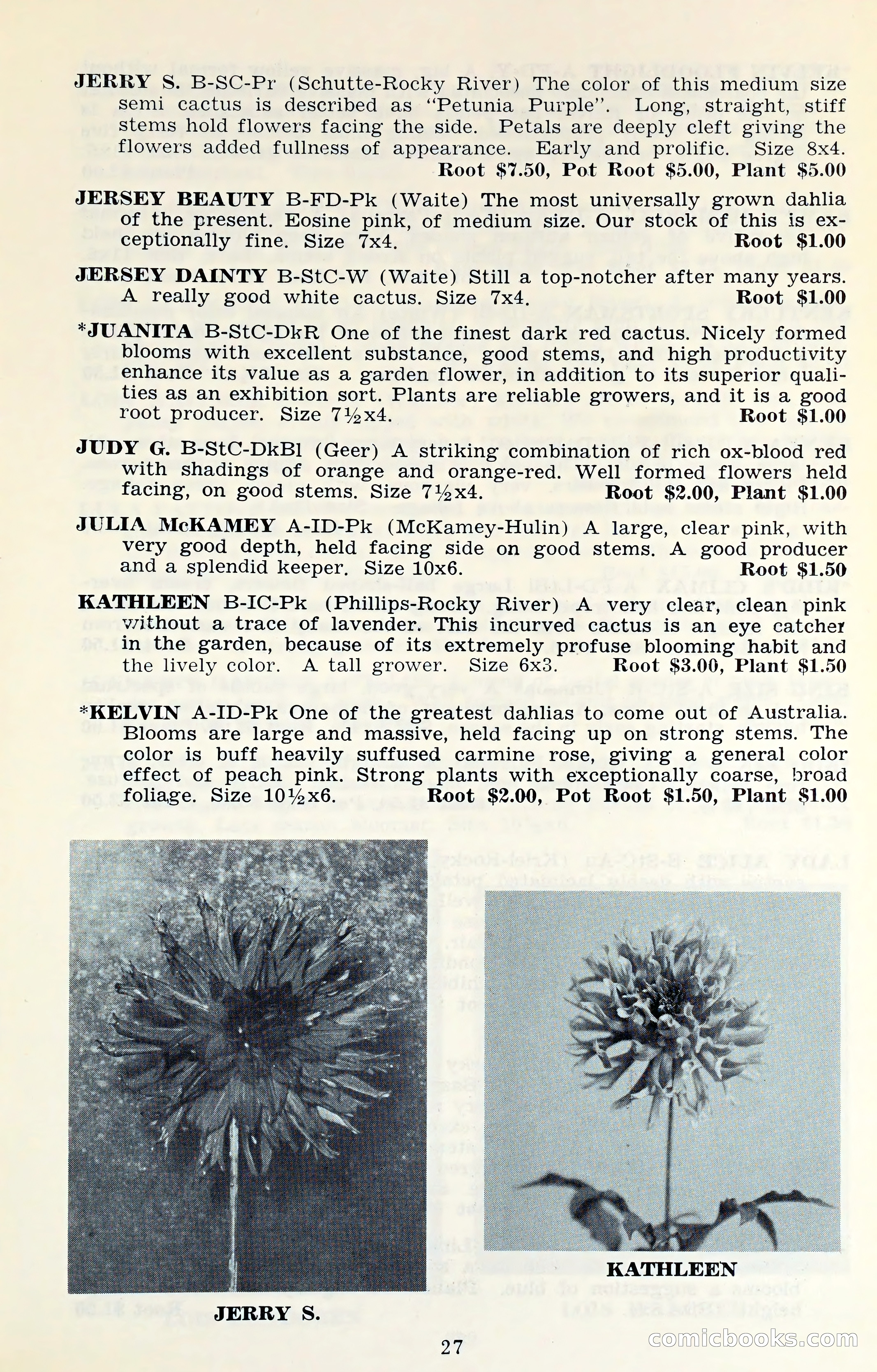 The Dahlia Blue Book for 1961 — page 30 of 71