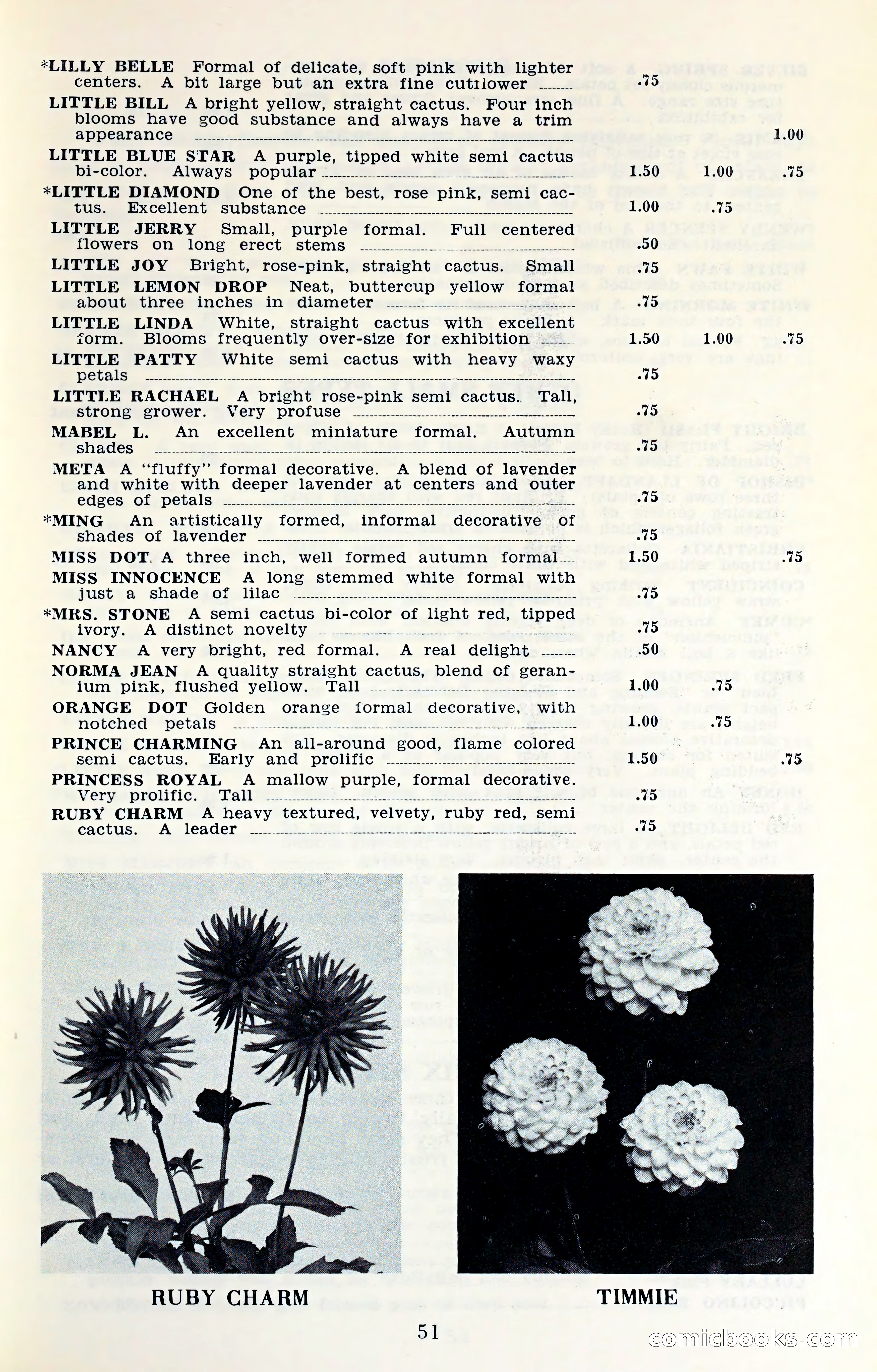 The Dahlia Blue Book for 1961 — page 54 of 71