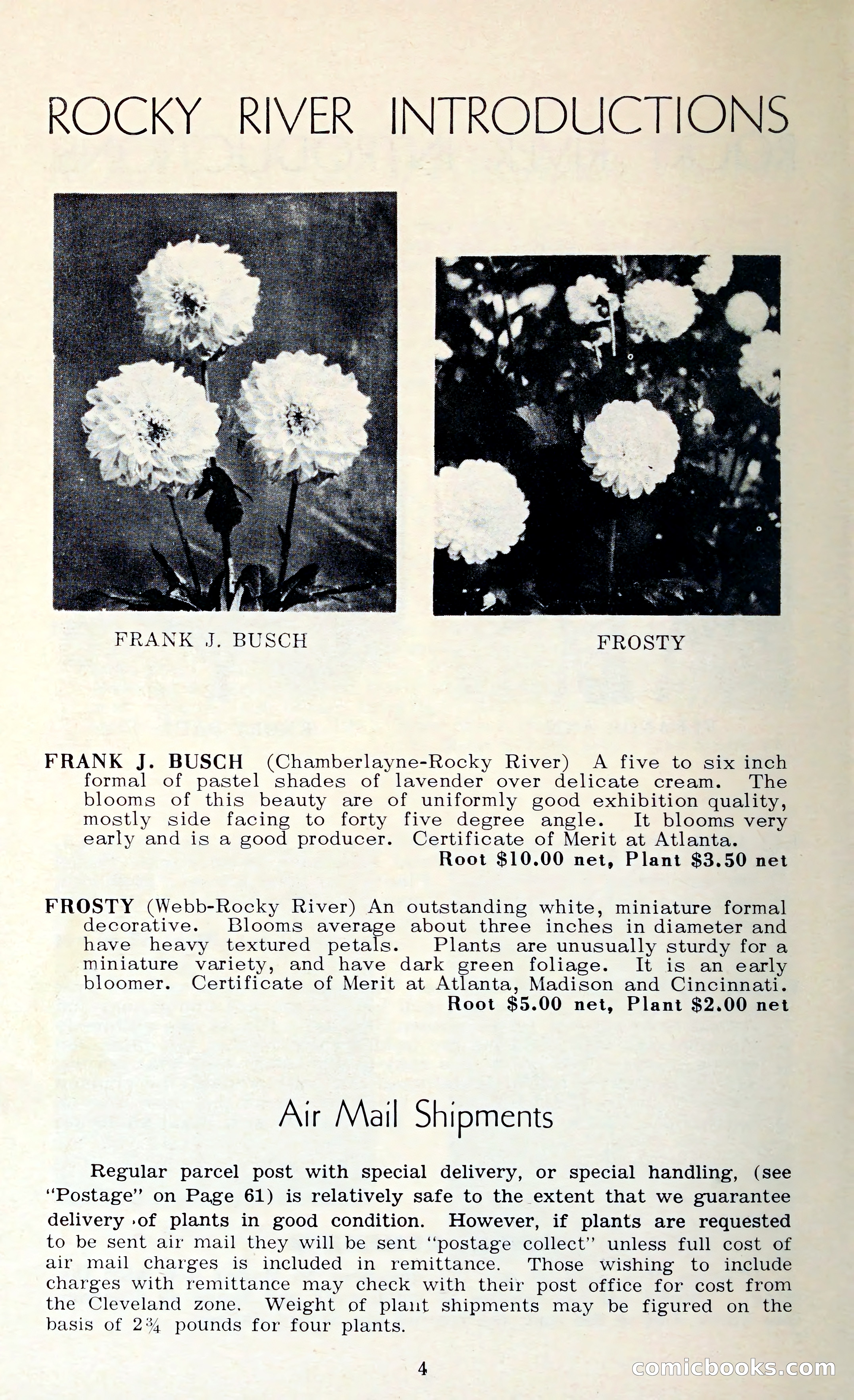 The Dahlia Blue Book for 1962 — page 7 of 71