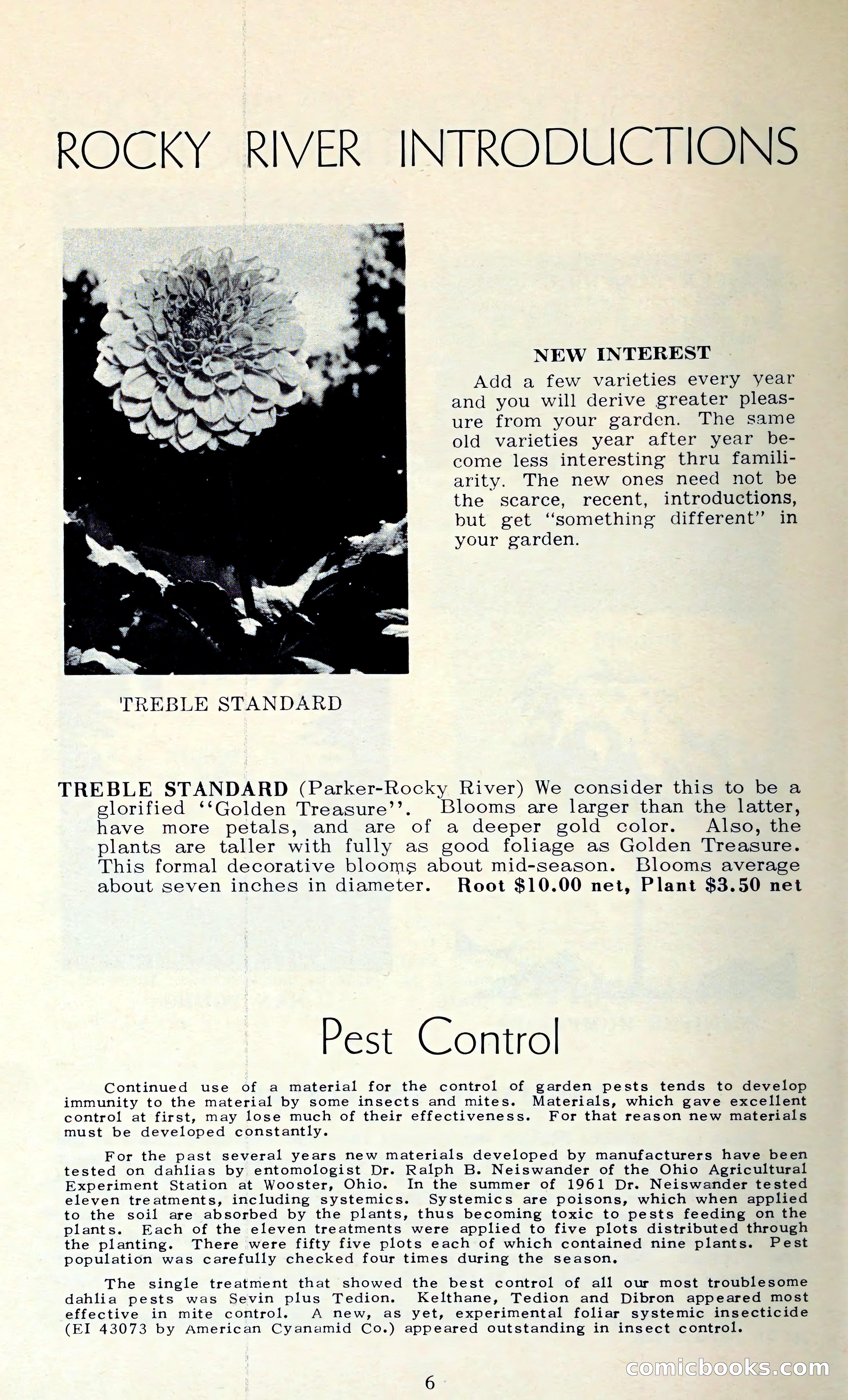 The Dahlia Blue Book for 1962 — page 9 of 71