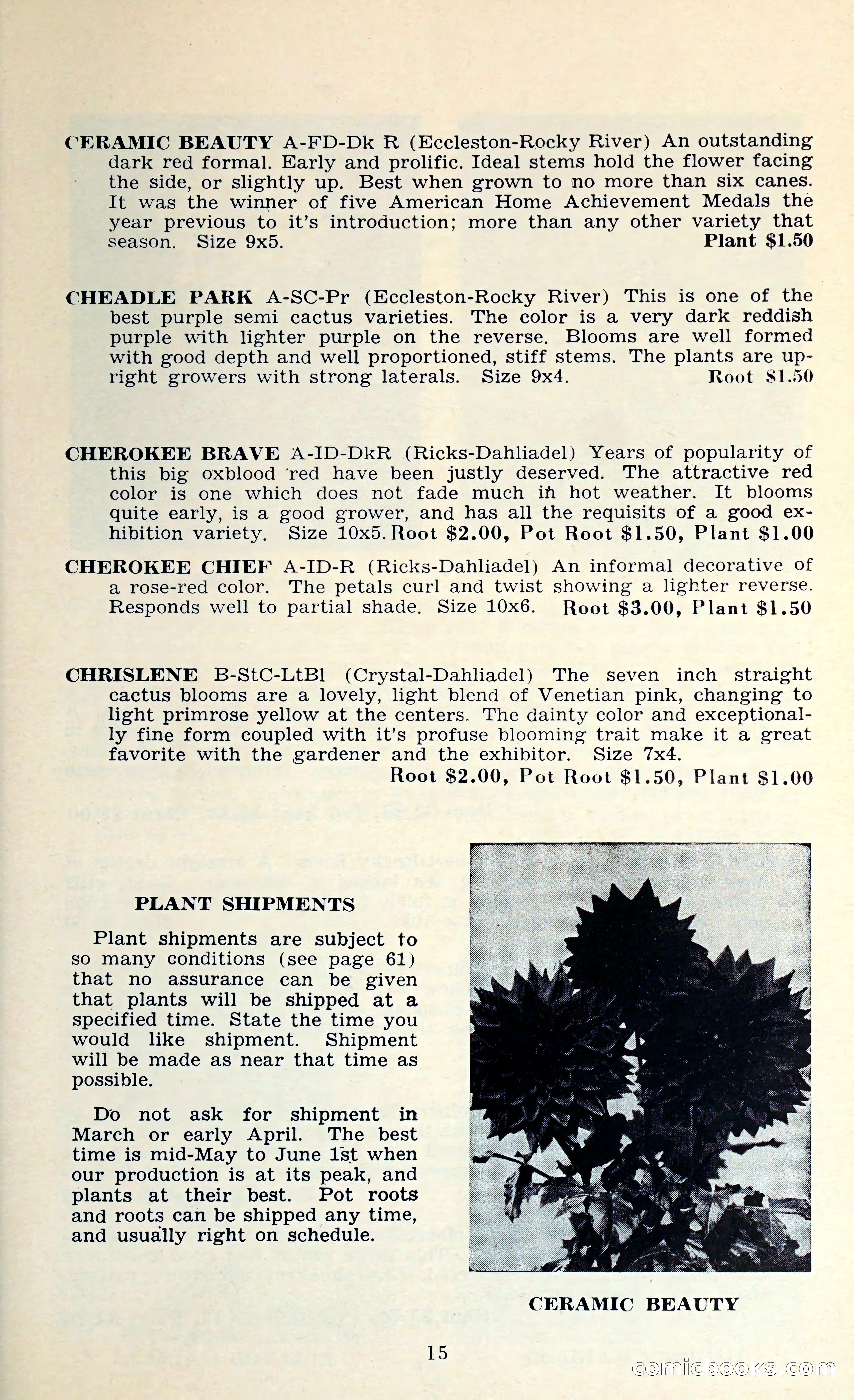 The Dahlia Blue Book for 1962 — page 18 of 71