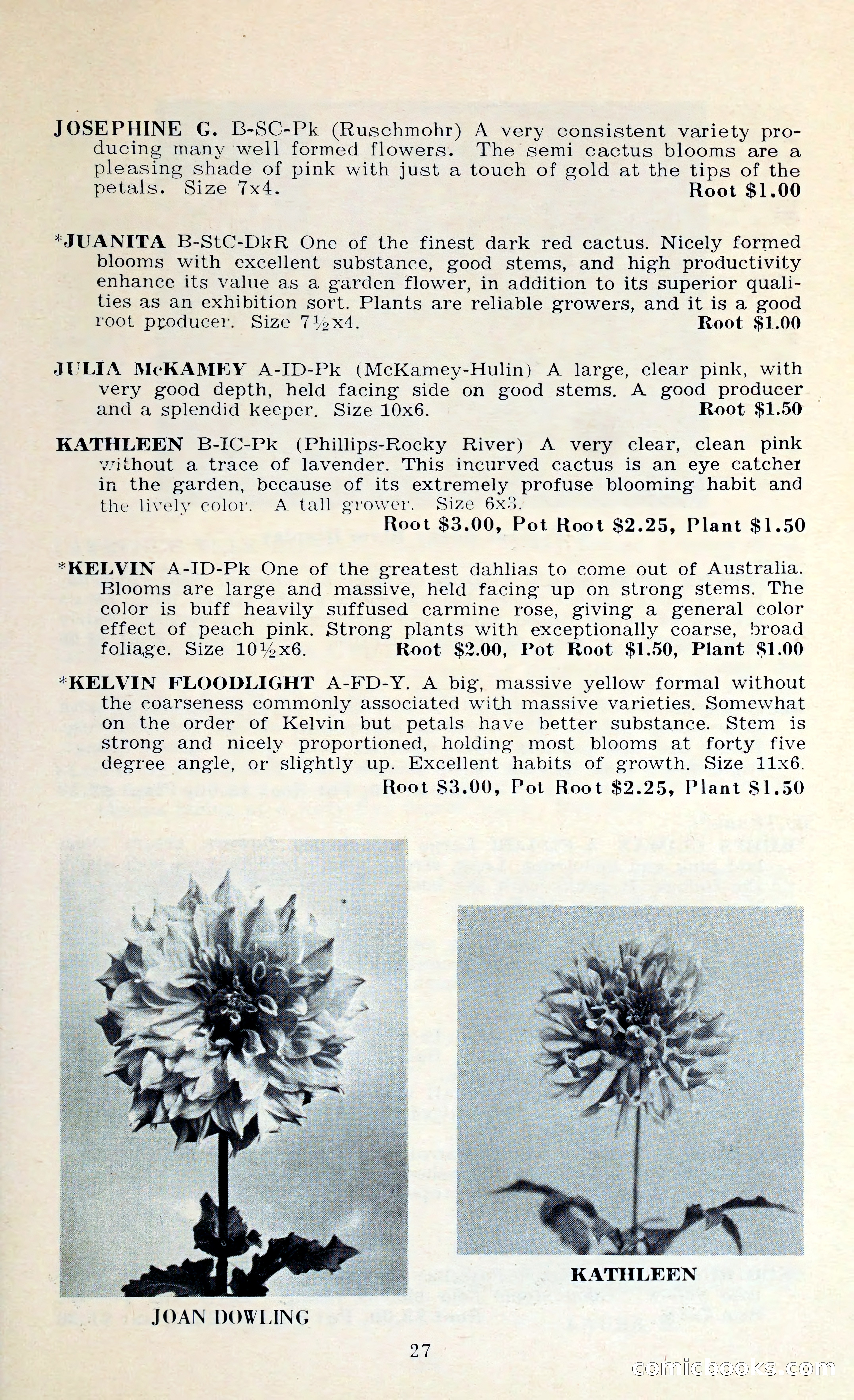 The Dahlia Blue Book for 1962 — page 30 of 71