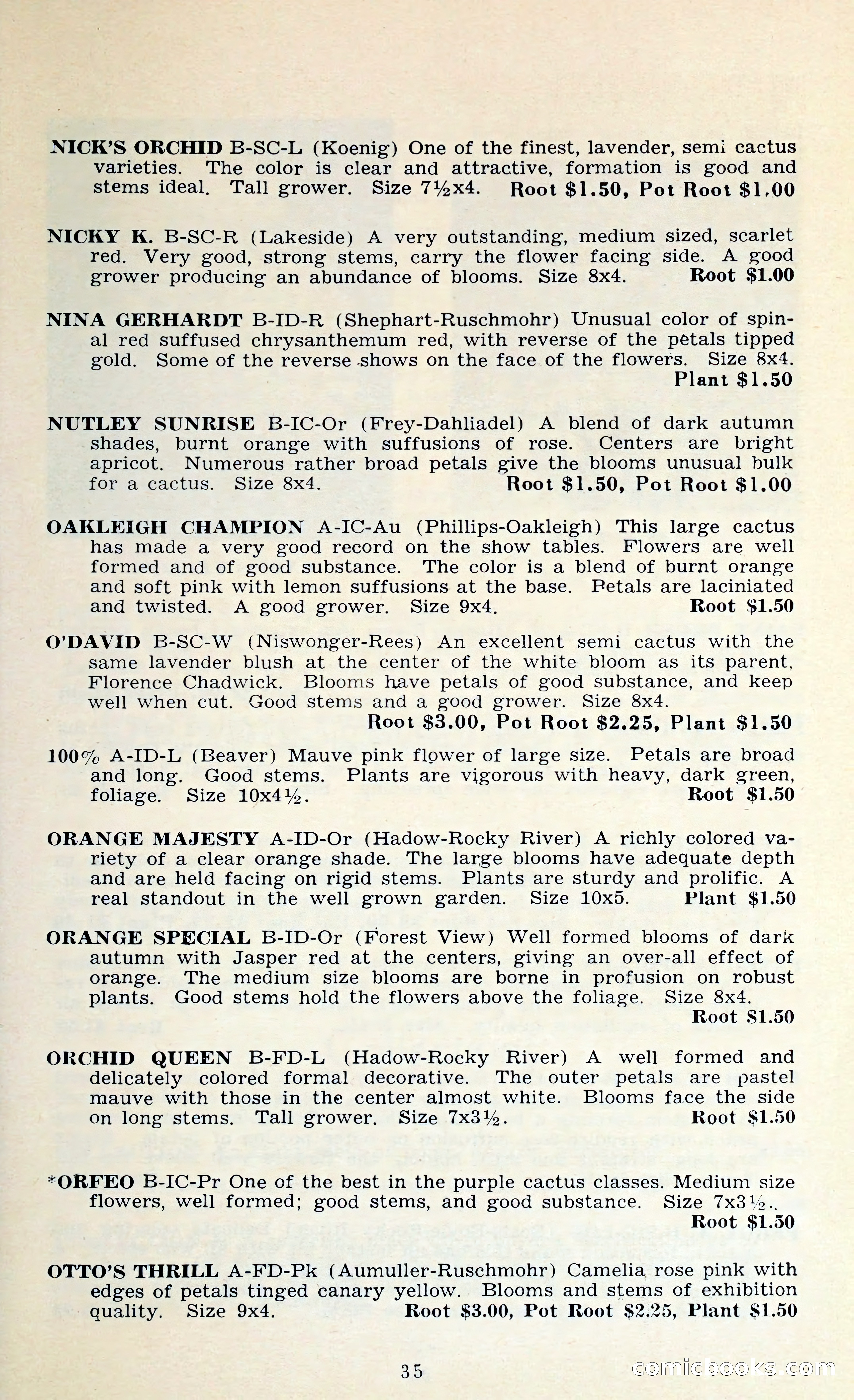 The Dahlia Blue Book for 1962 — page 38 of 71
