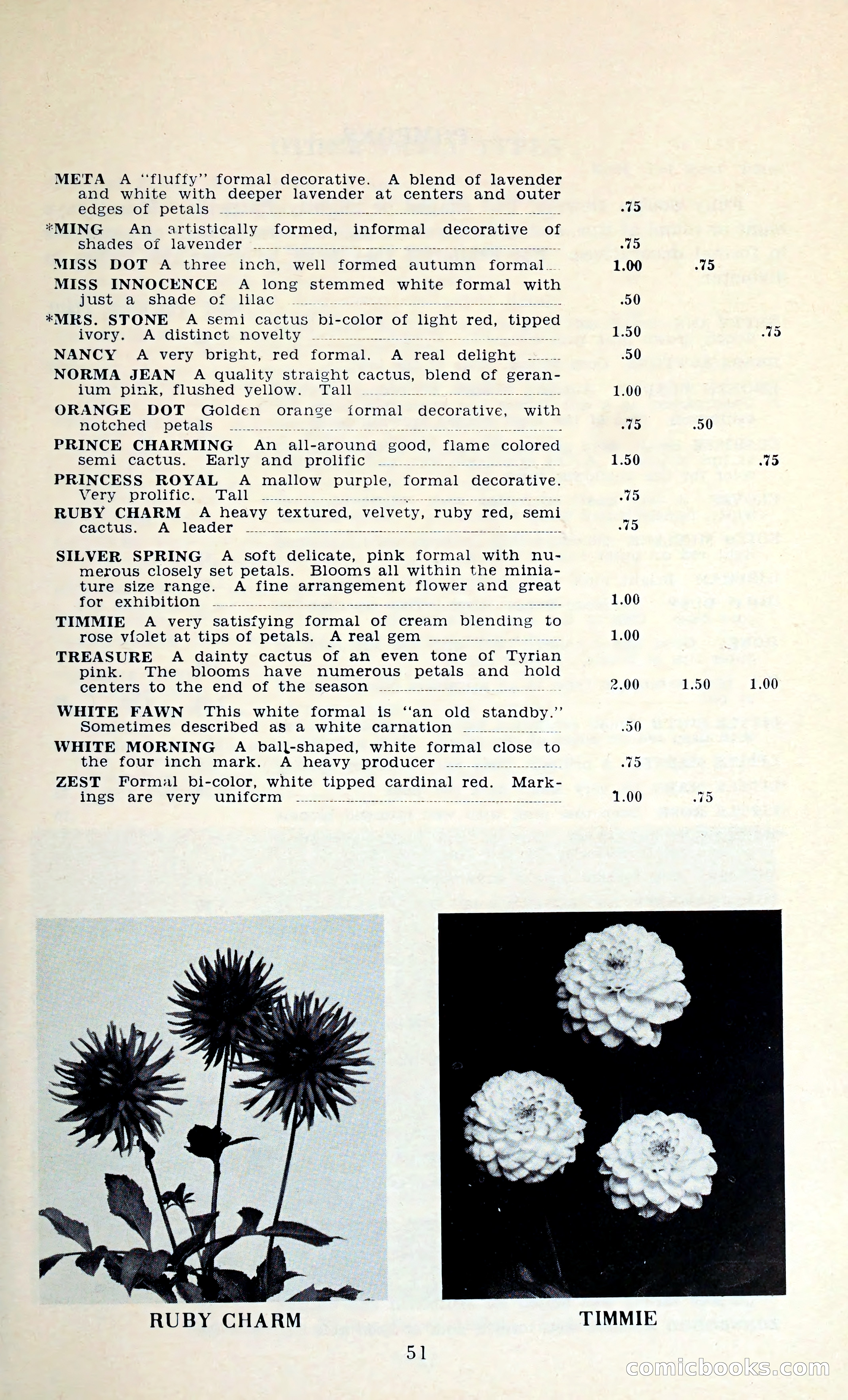 The Dahlia Blue Book for 1962 — page 54 of 71