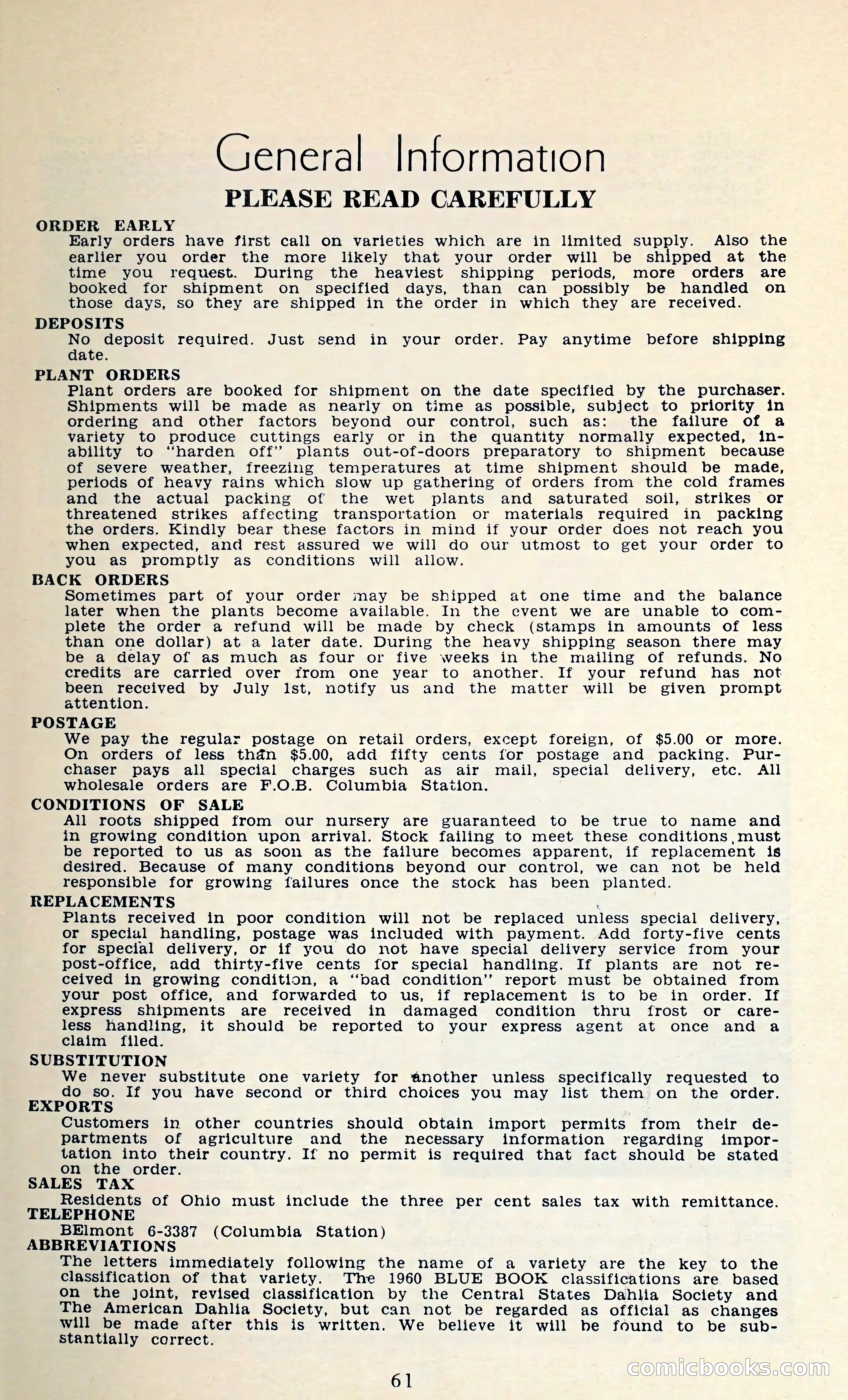 The Dahlia Blue Book for 1962 — page 64 of 71