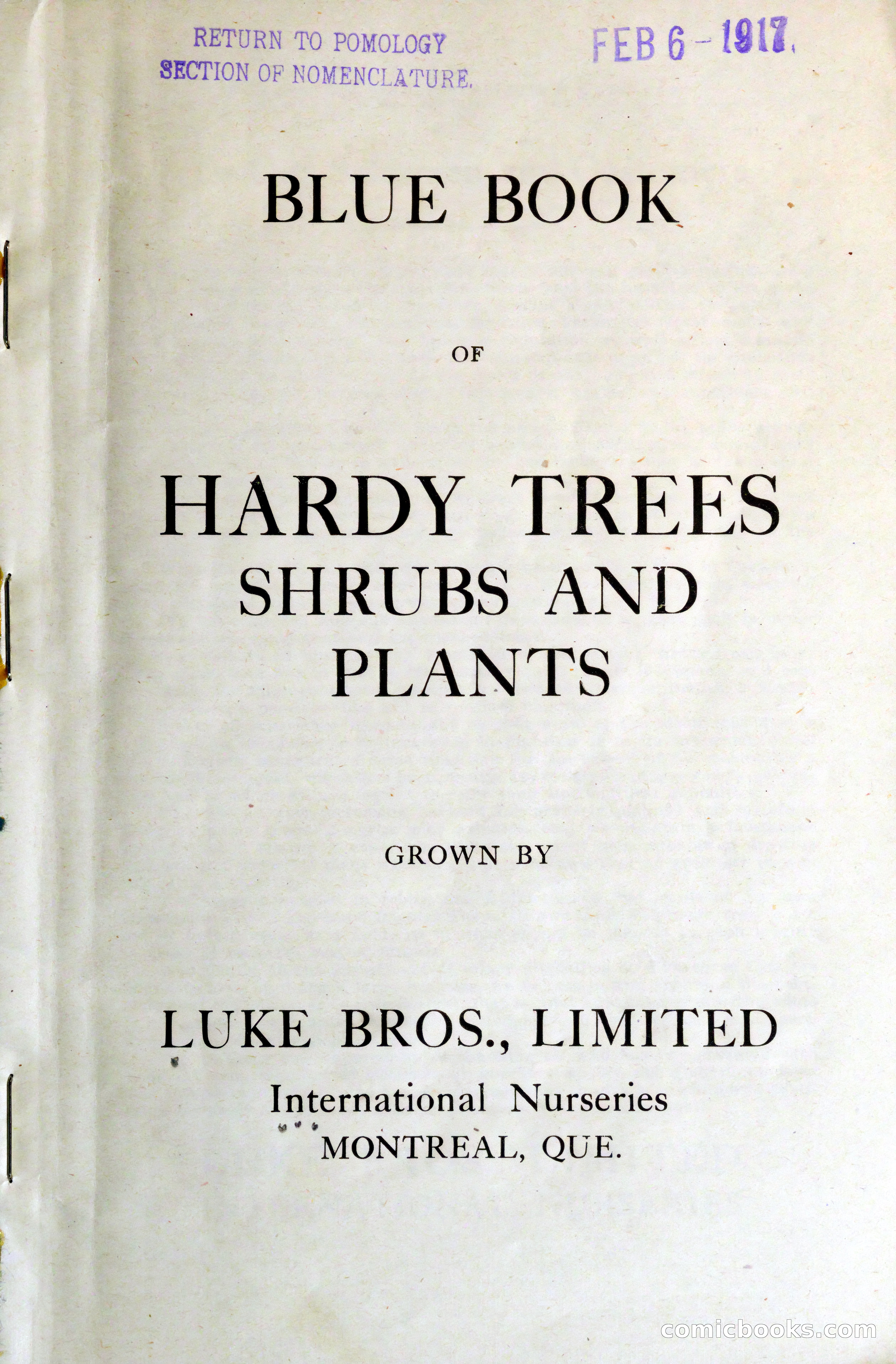 Blue Book of Hardy Trees, Shrubs & Plants — page 3 of 134