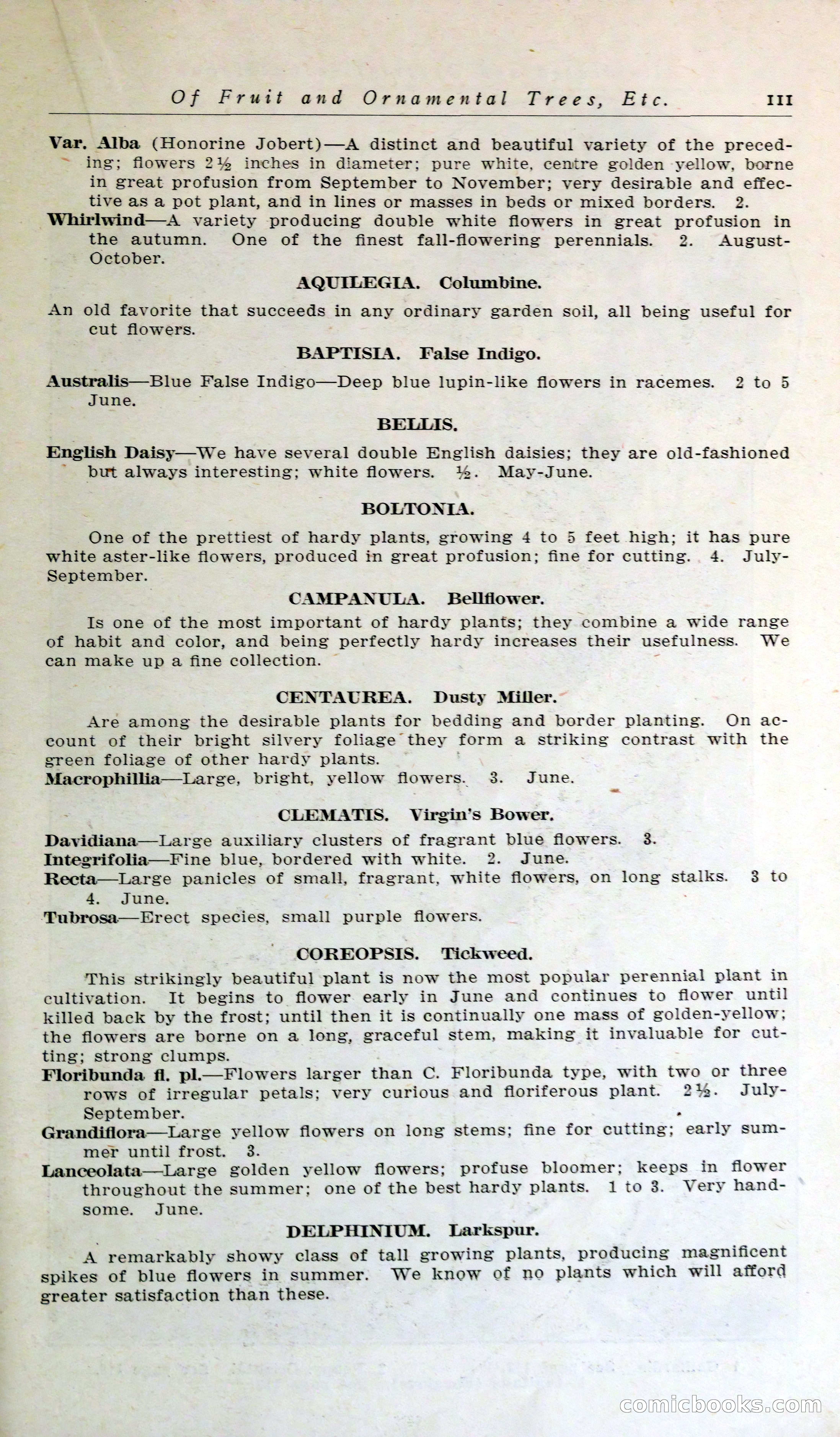 Blue Book of Hardy Trees, Shrubs & Plants — page 115 of 134